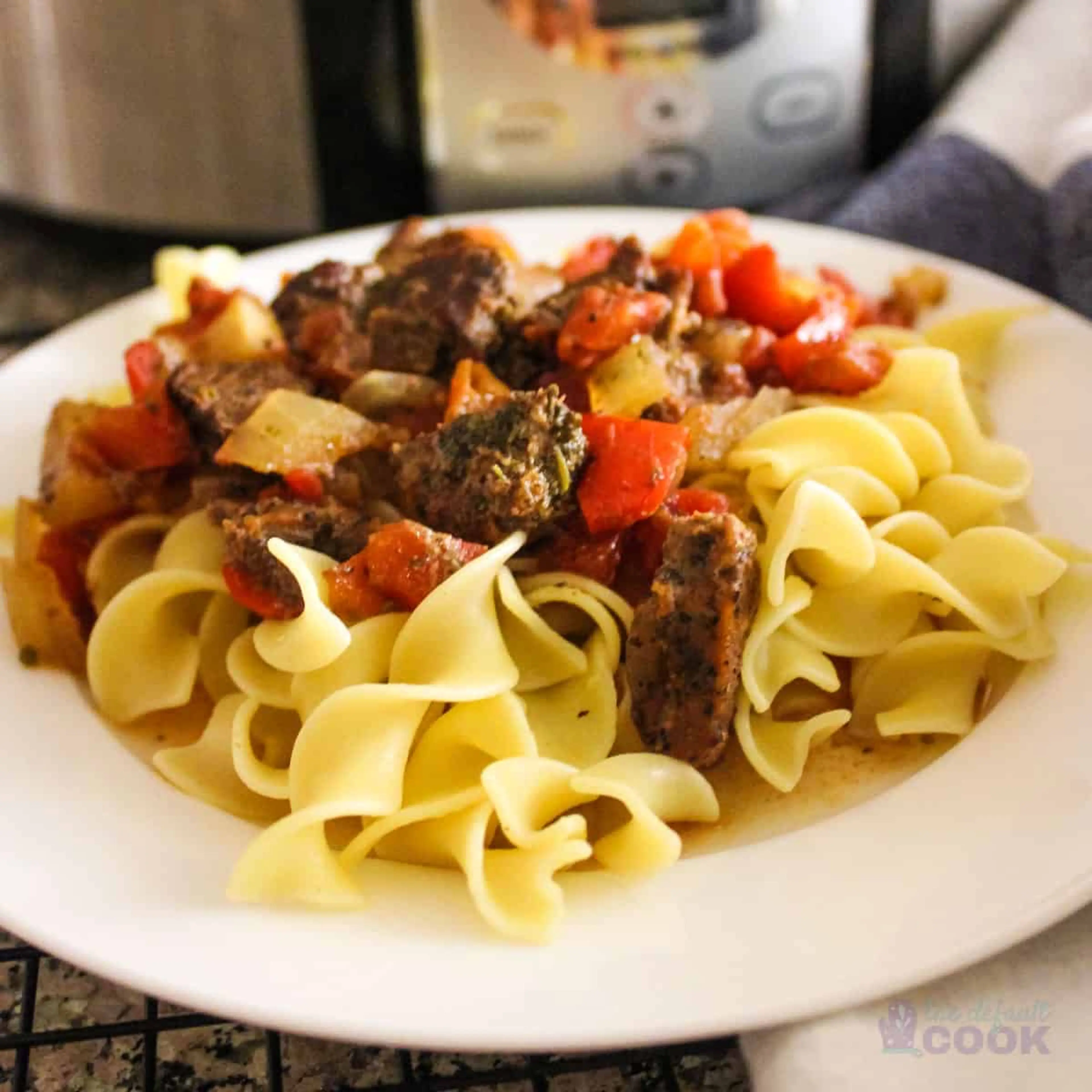 Slow Cooker Italian Pepper Steak