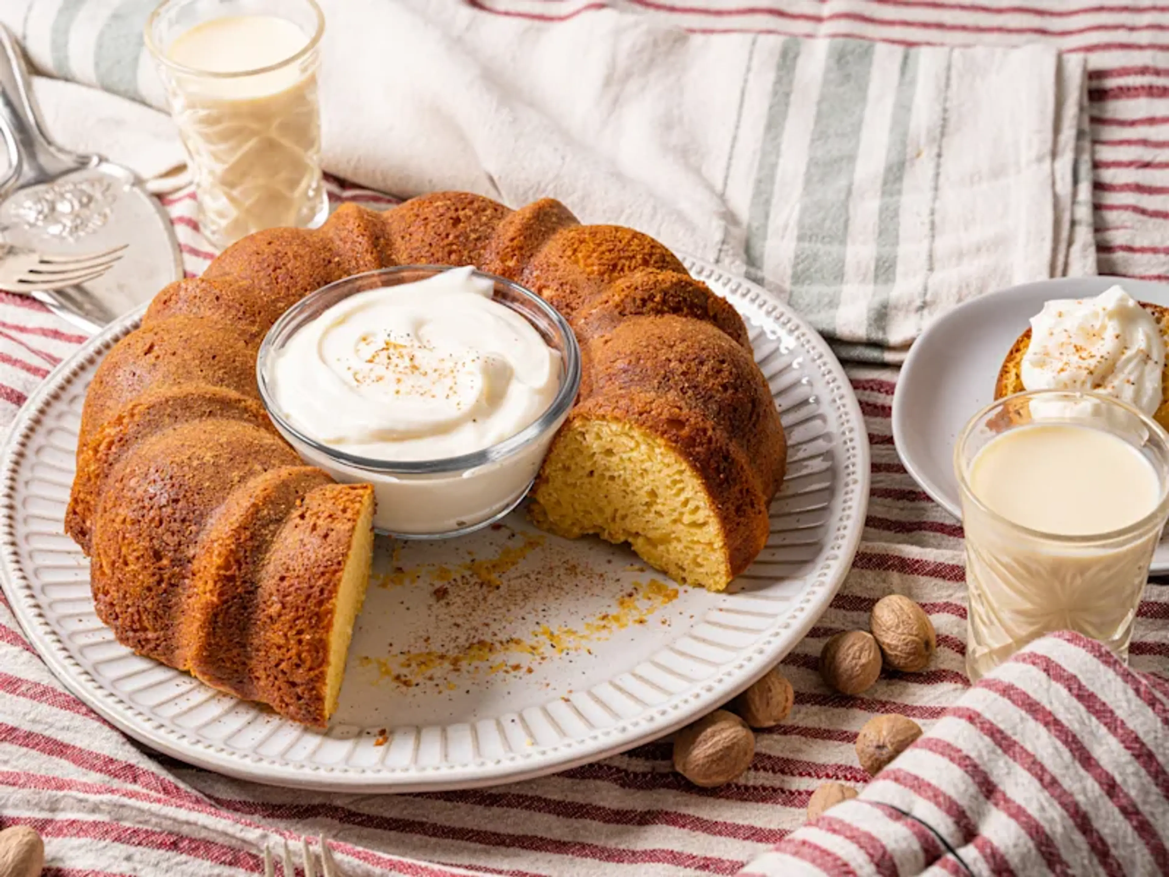Eggnog Pound Cake