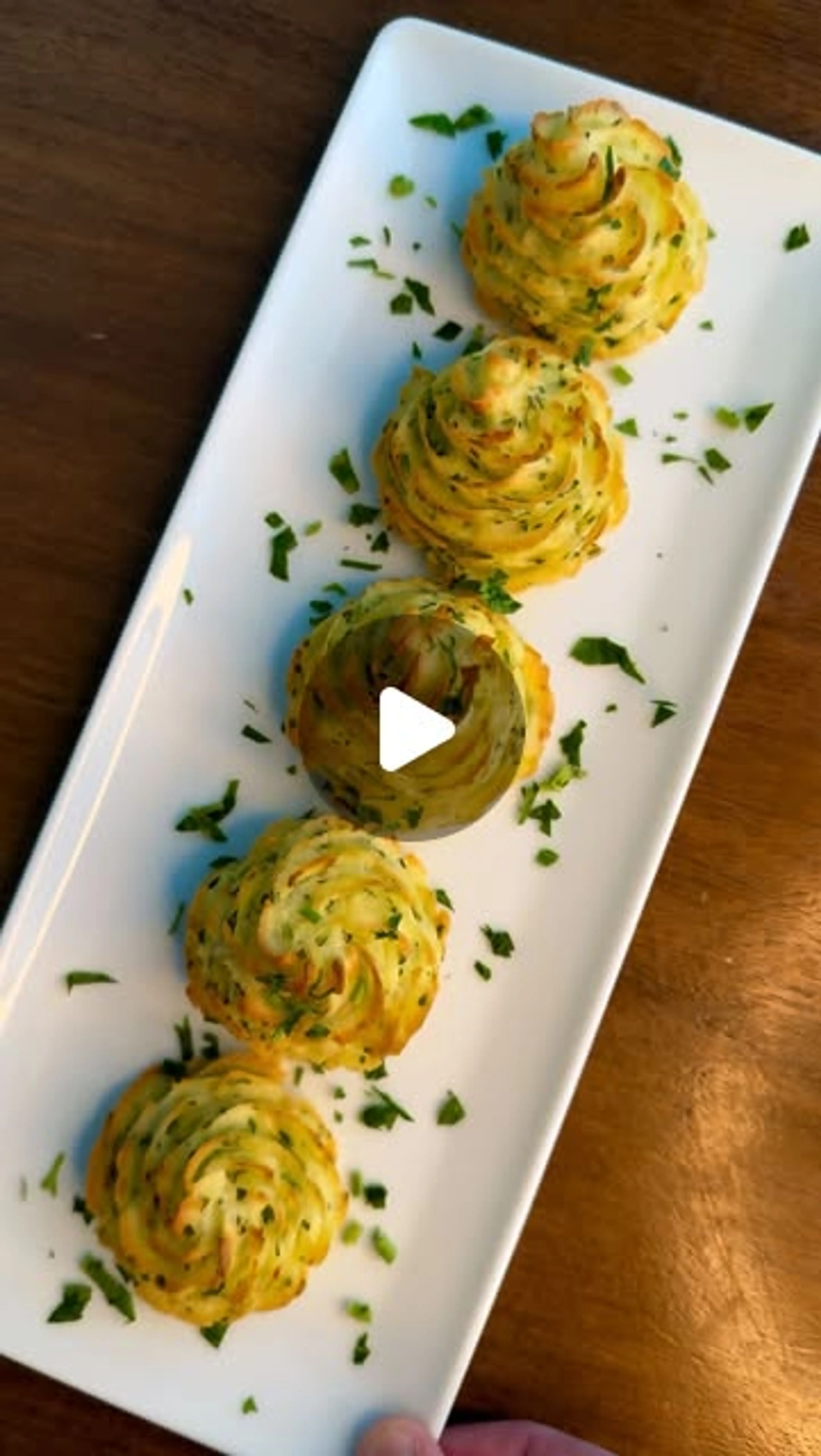 Garlic & Herb Duchess Potatoes