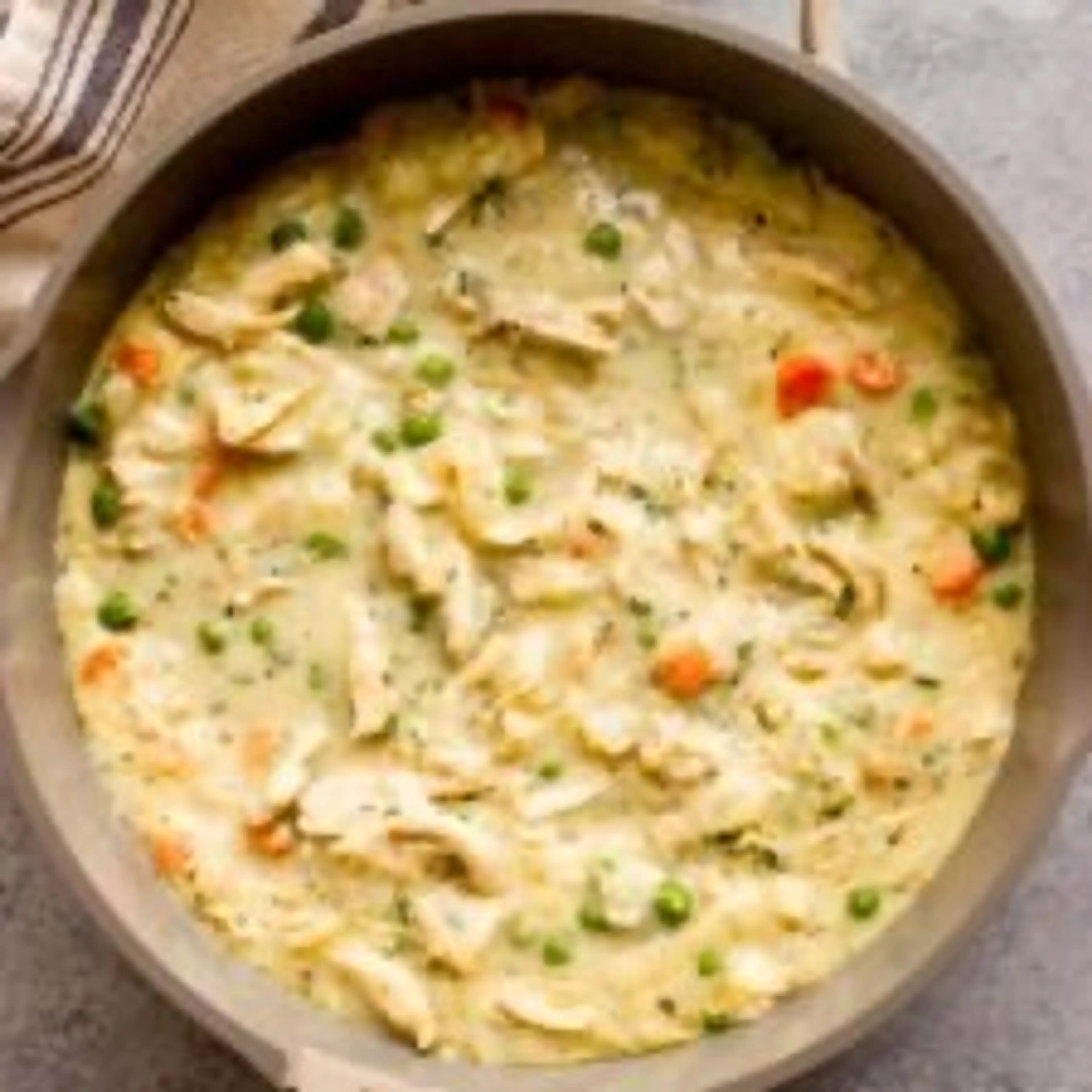 Crustless Chicken Pot Pie