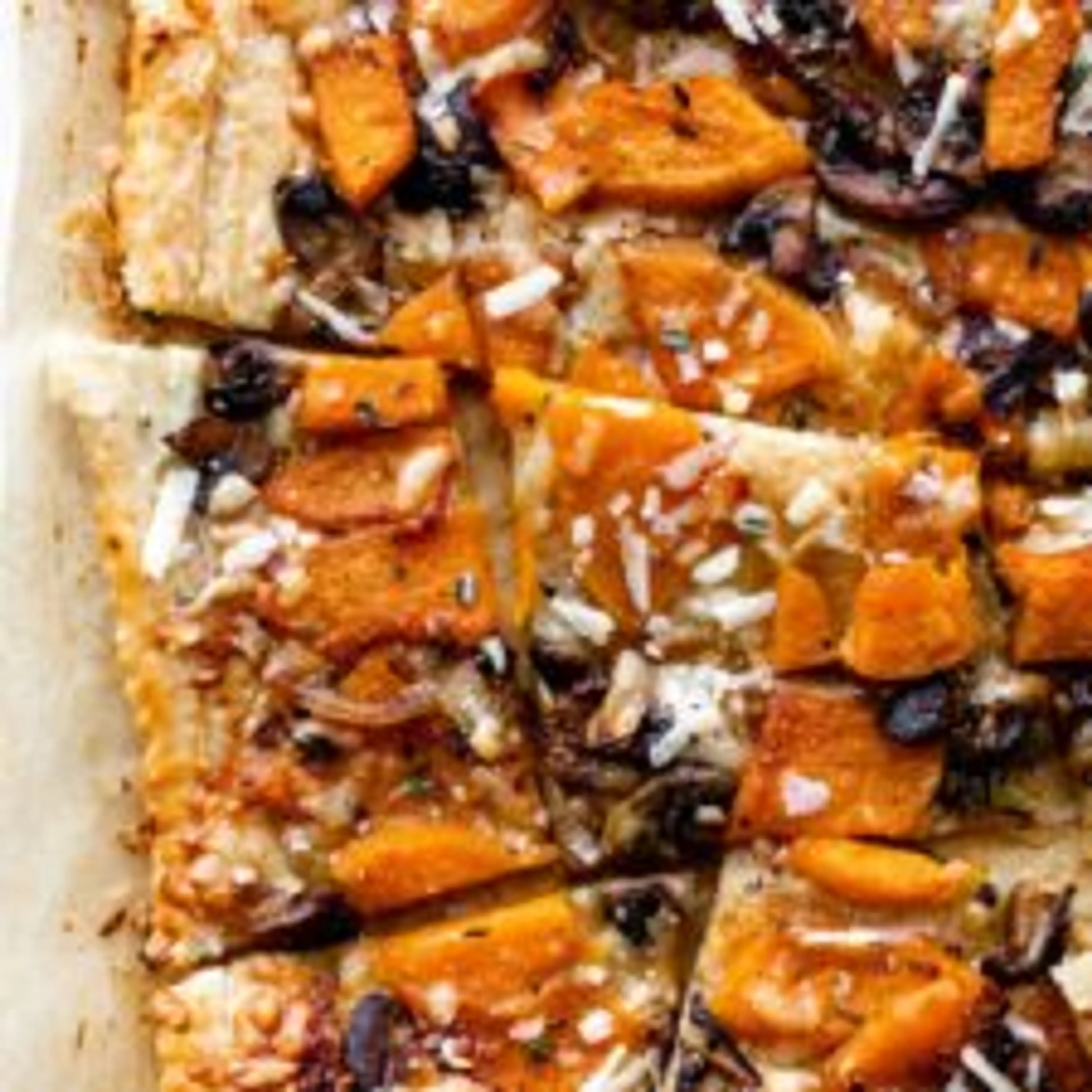Butternut Squash & Mushroom Puff Pastry Tart