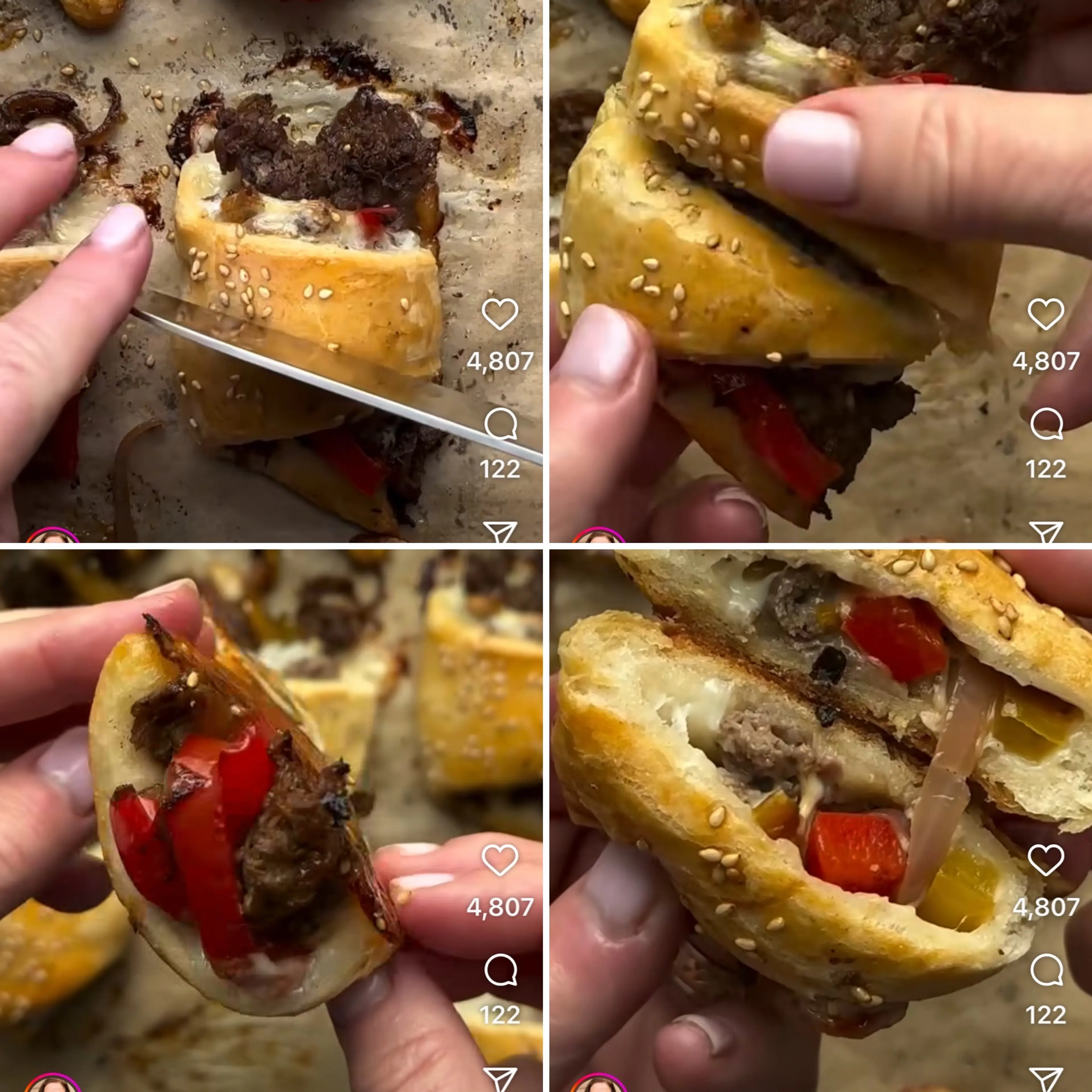 Pepper Steak Roll ups