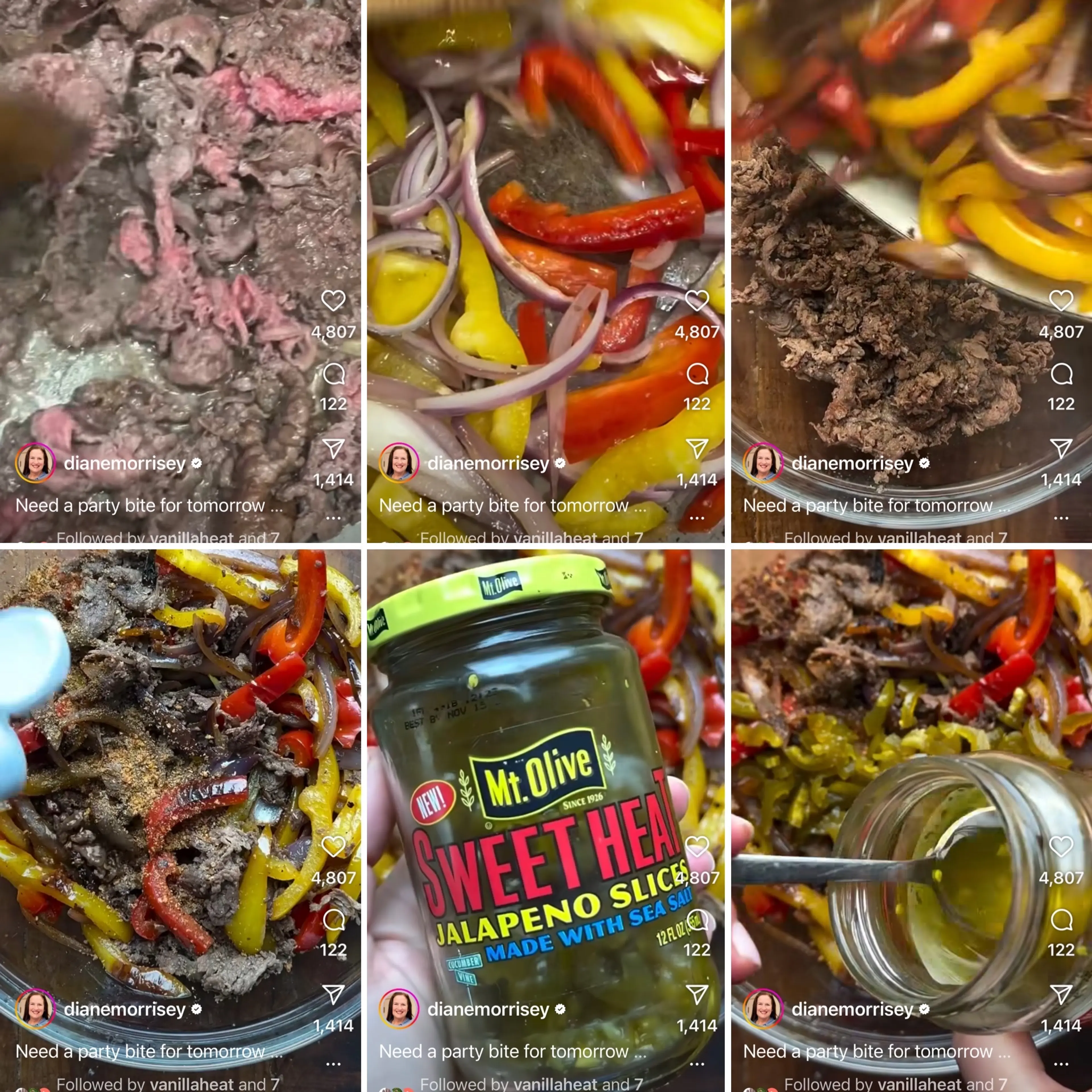 Pepper Steak Roll ups