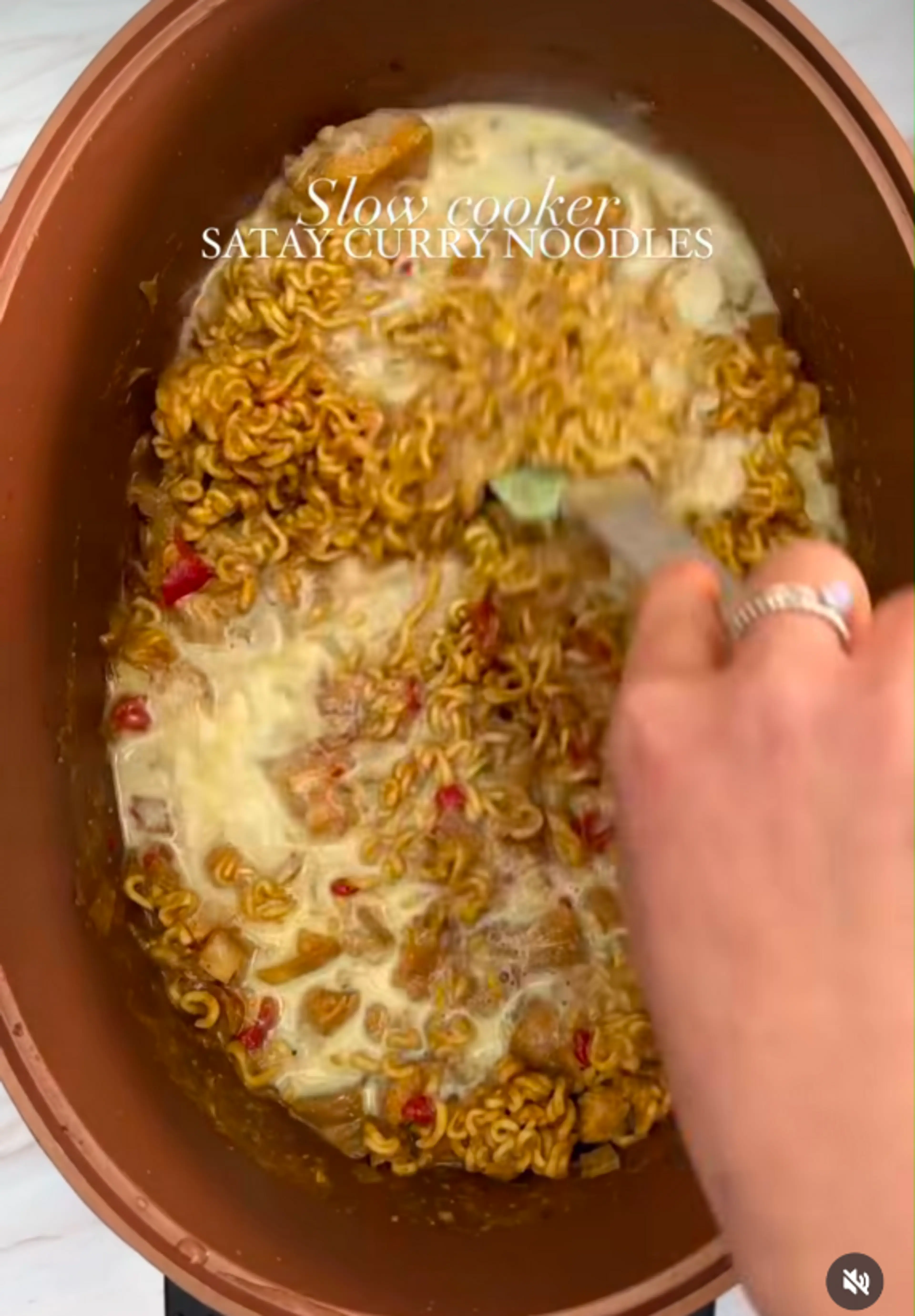 Chicken satay Noodles
