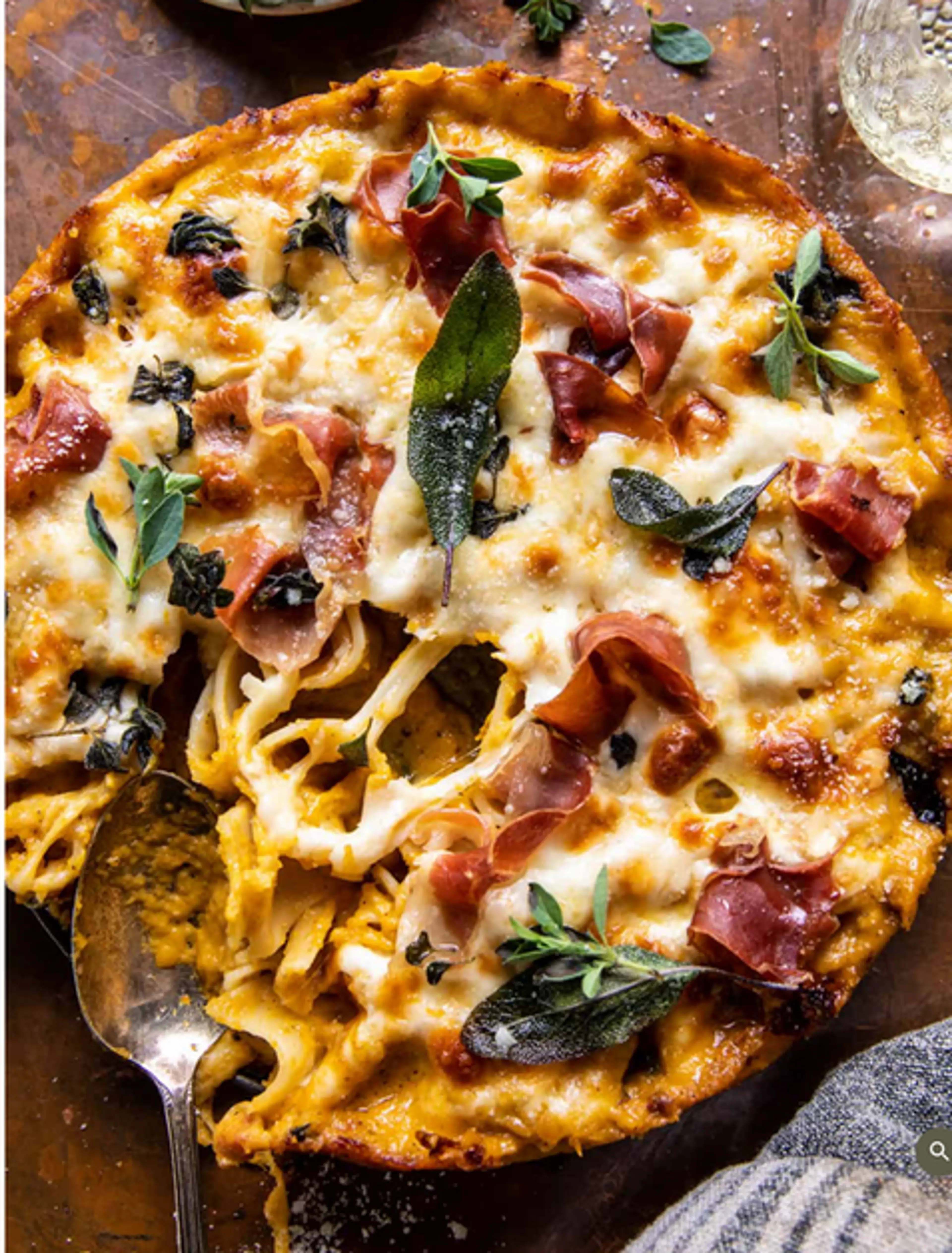 Butternut Squash Rigatoni Pasta Pie