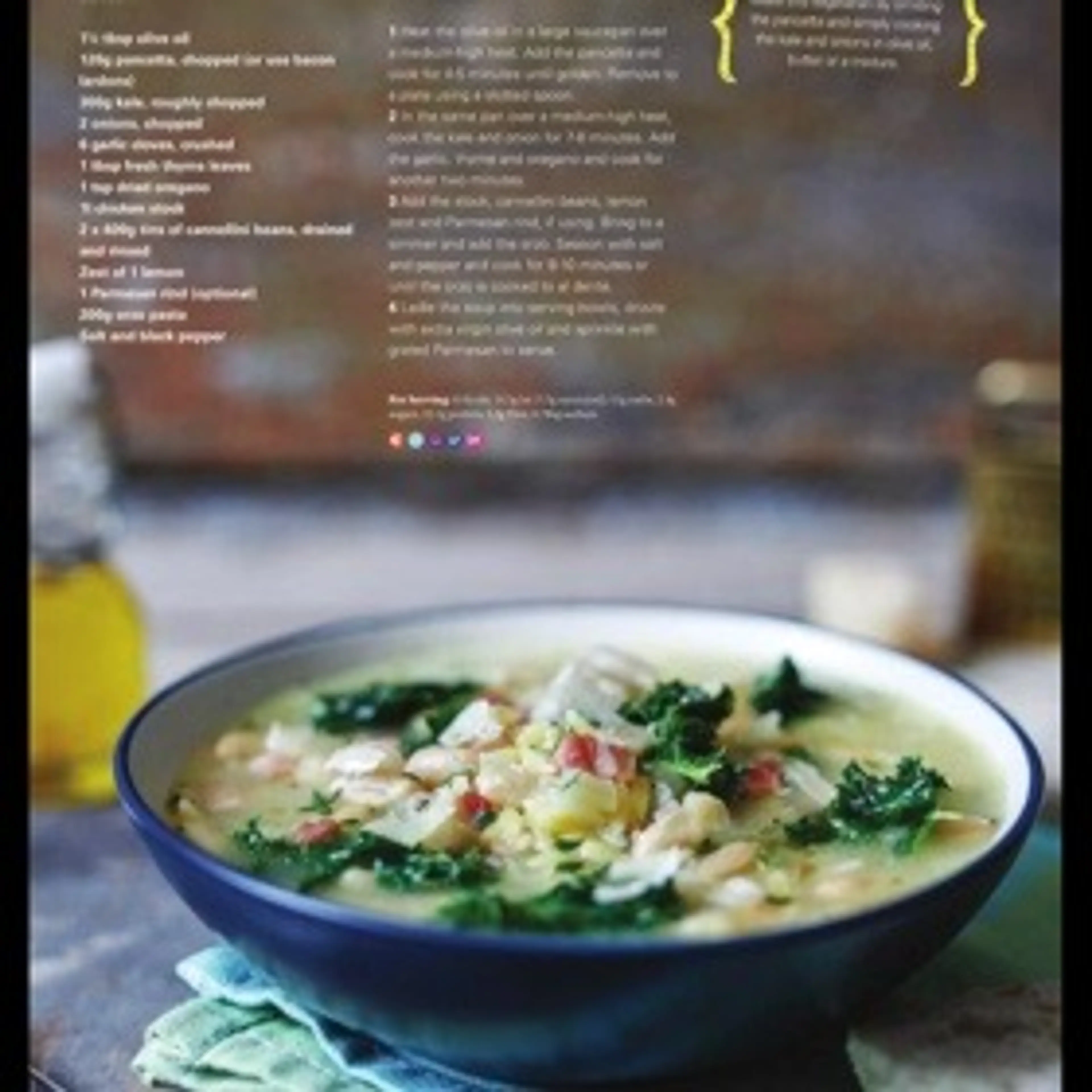 TUSCAN WHITE BEAN KALE MINESTRONE