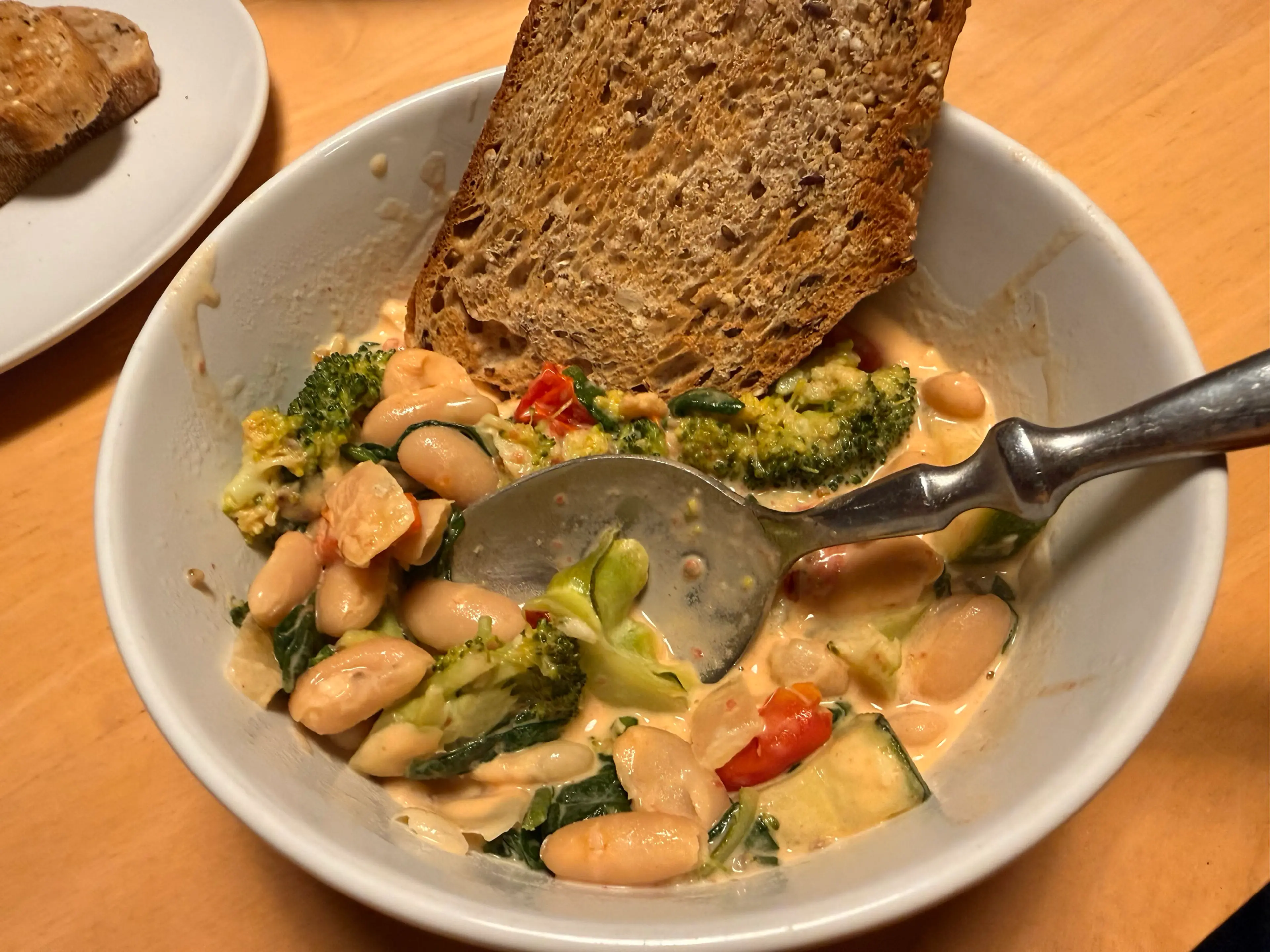 Creamy Tuscan White Bean Skillet