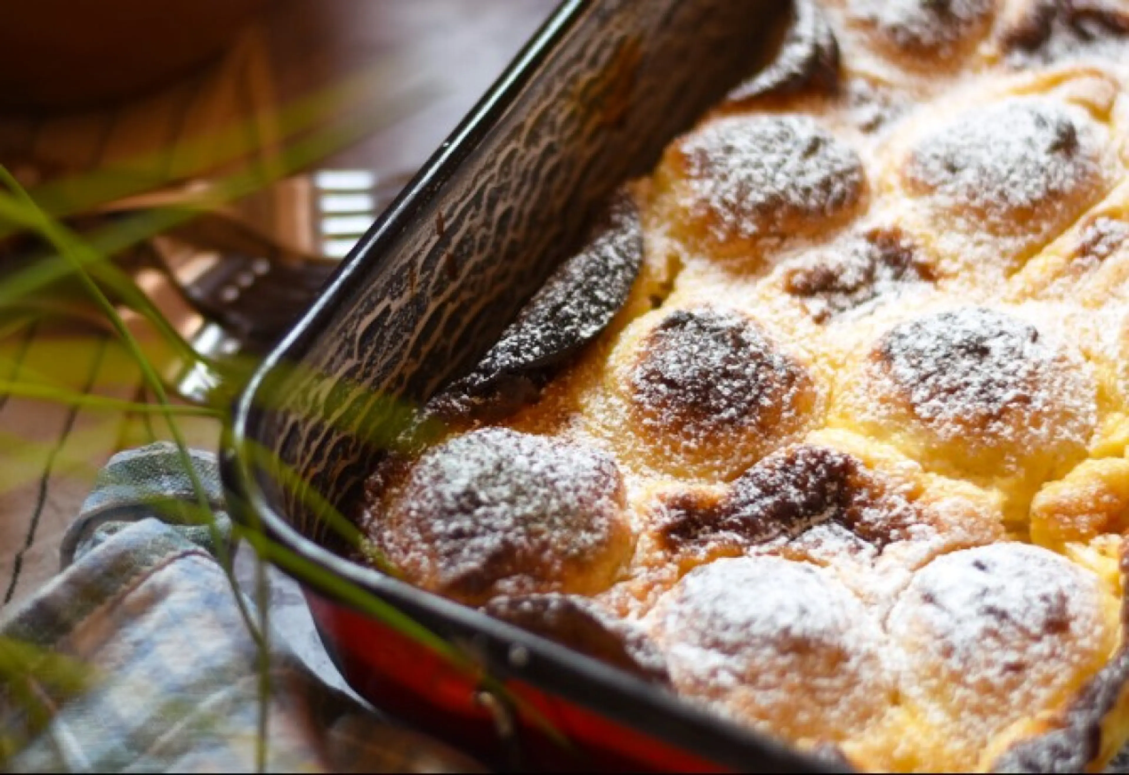 Sütőben sült túrógombóc