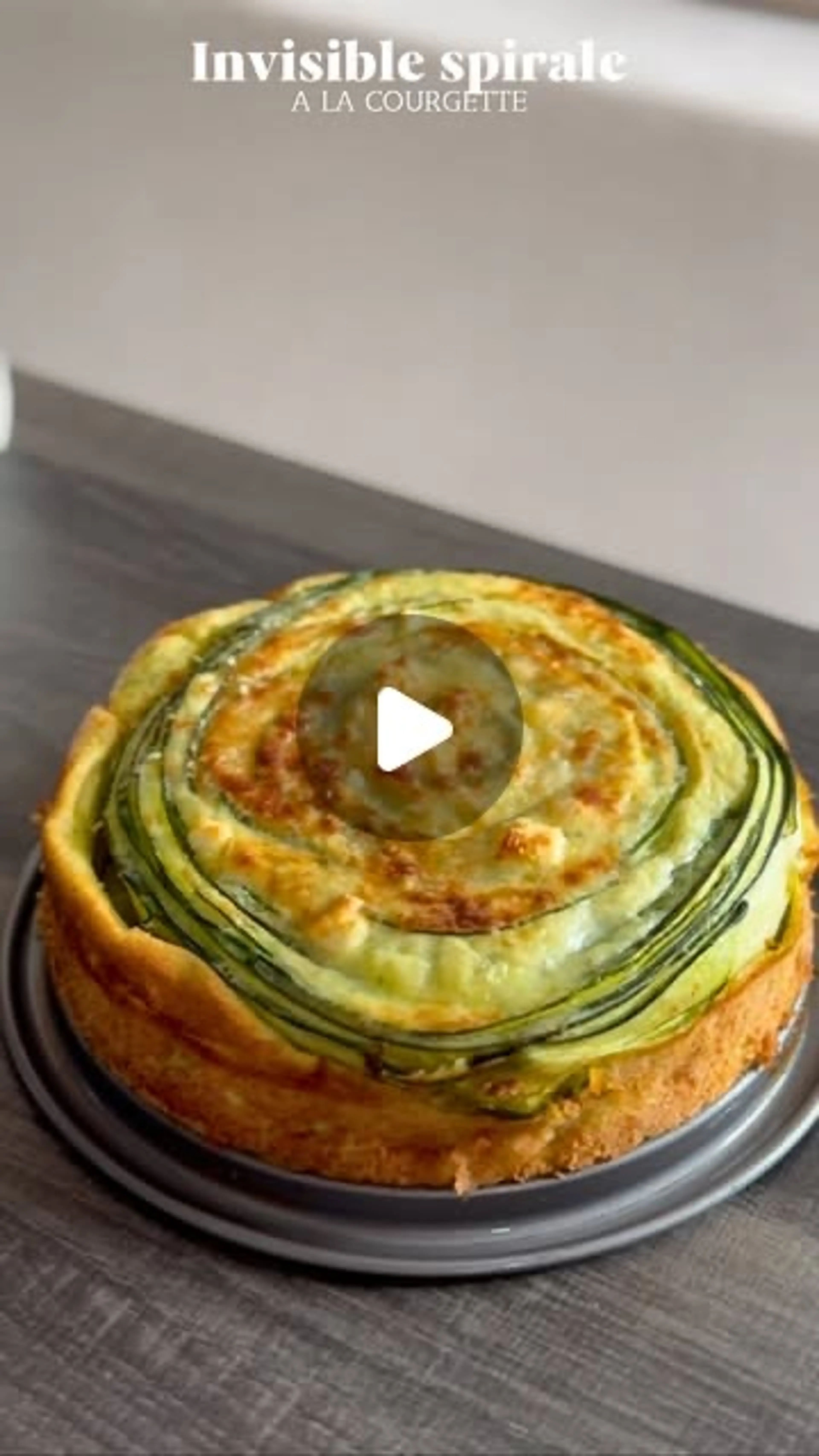 Invisible Spirale À La Courgette