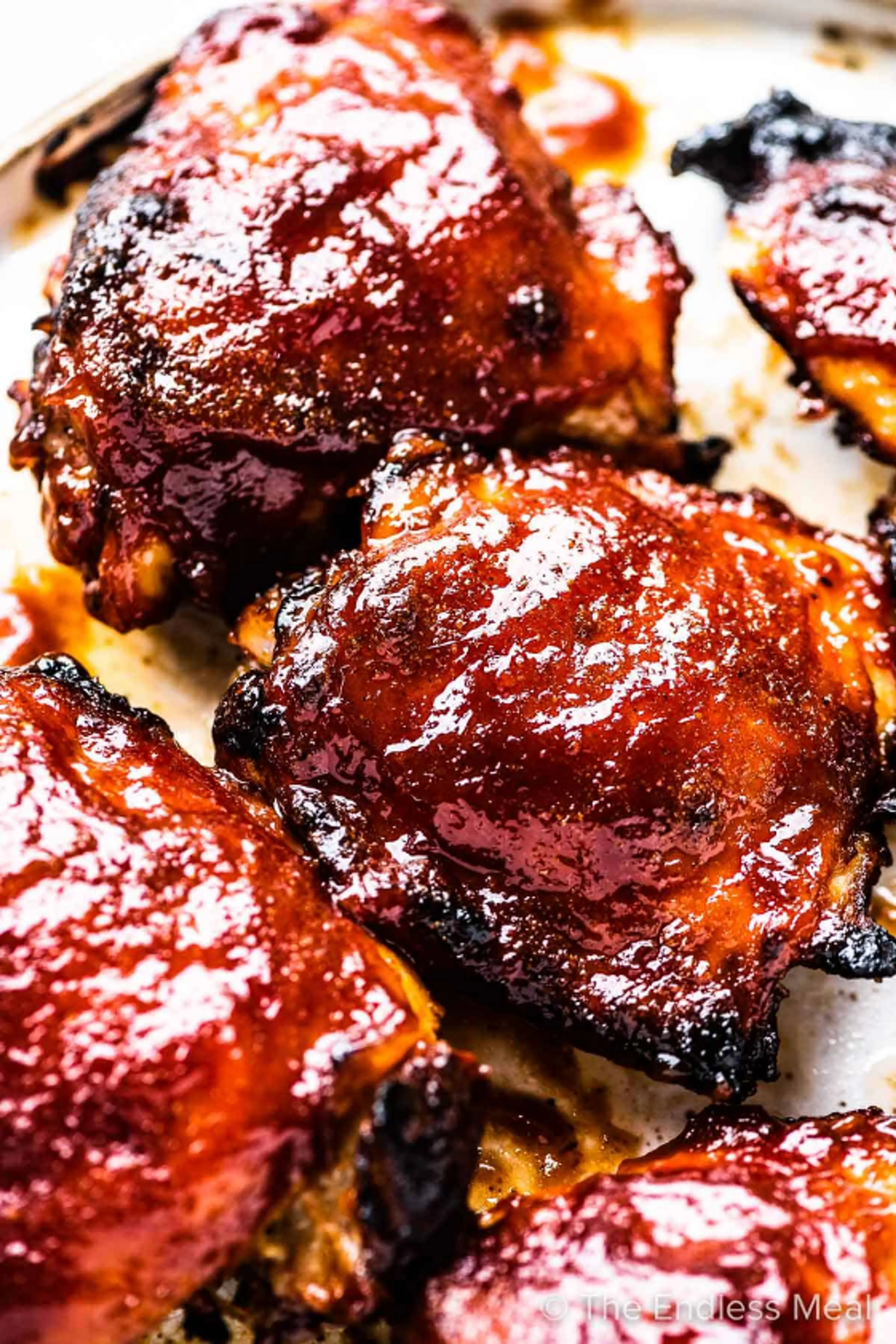 Baked BBQ Chicken with Sweet and Sticky Glaze
