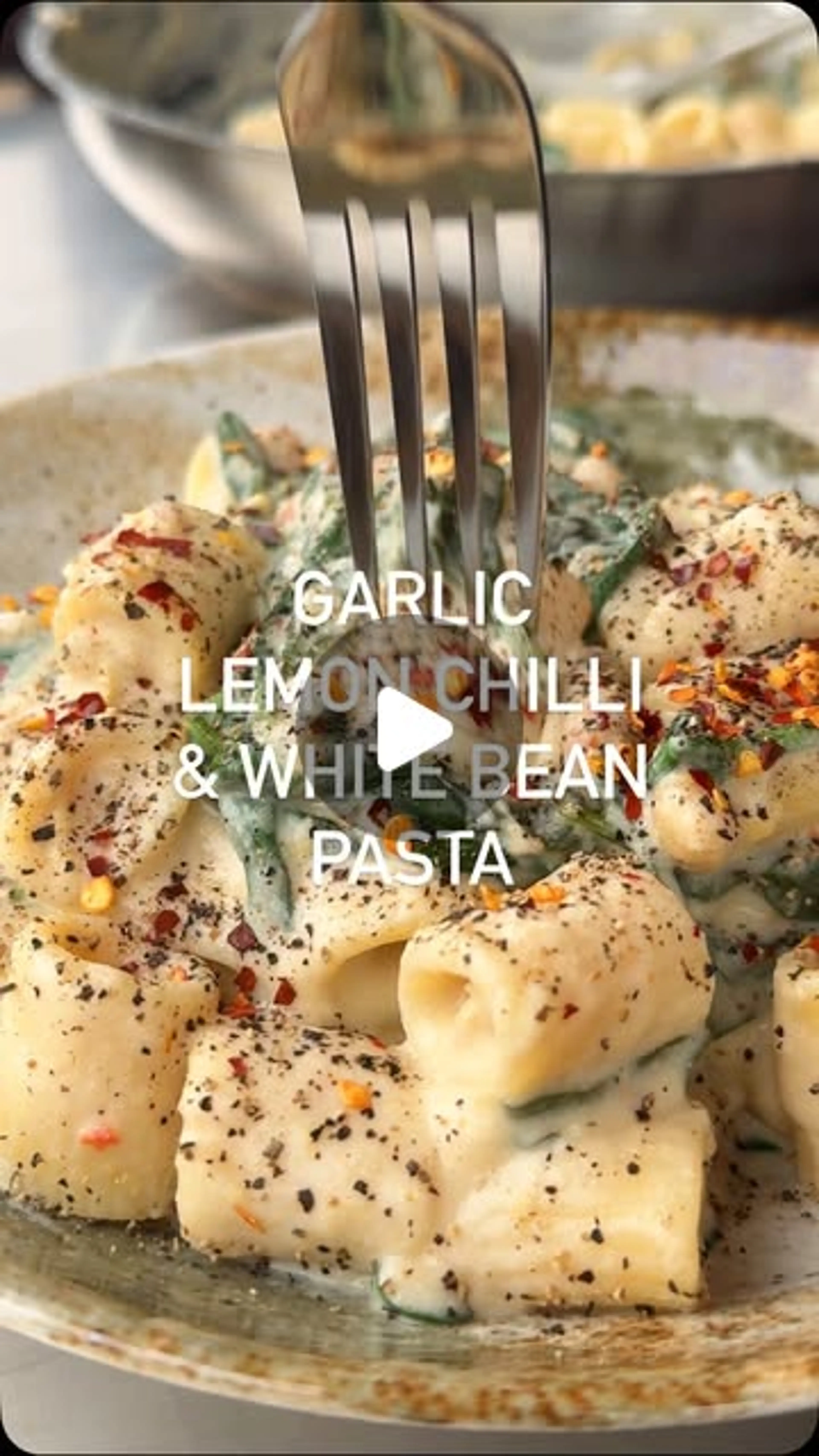 Garlic Lemon Chilli & White Bean Pasta