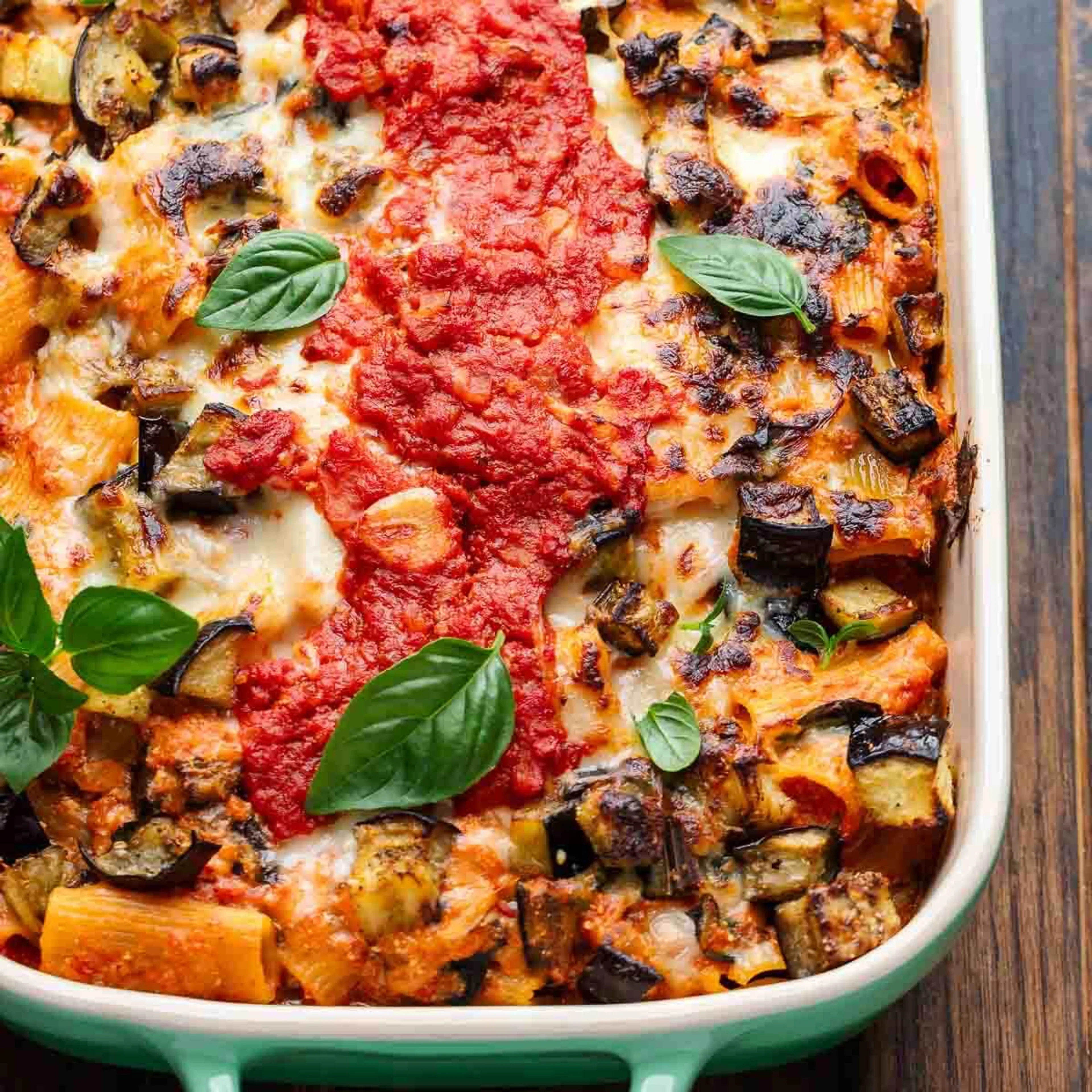 Baked Eggplant Pasta
