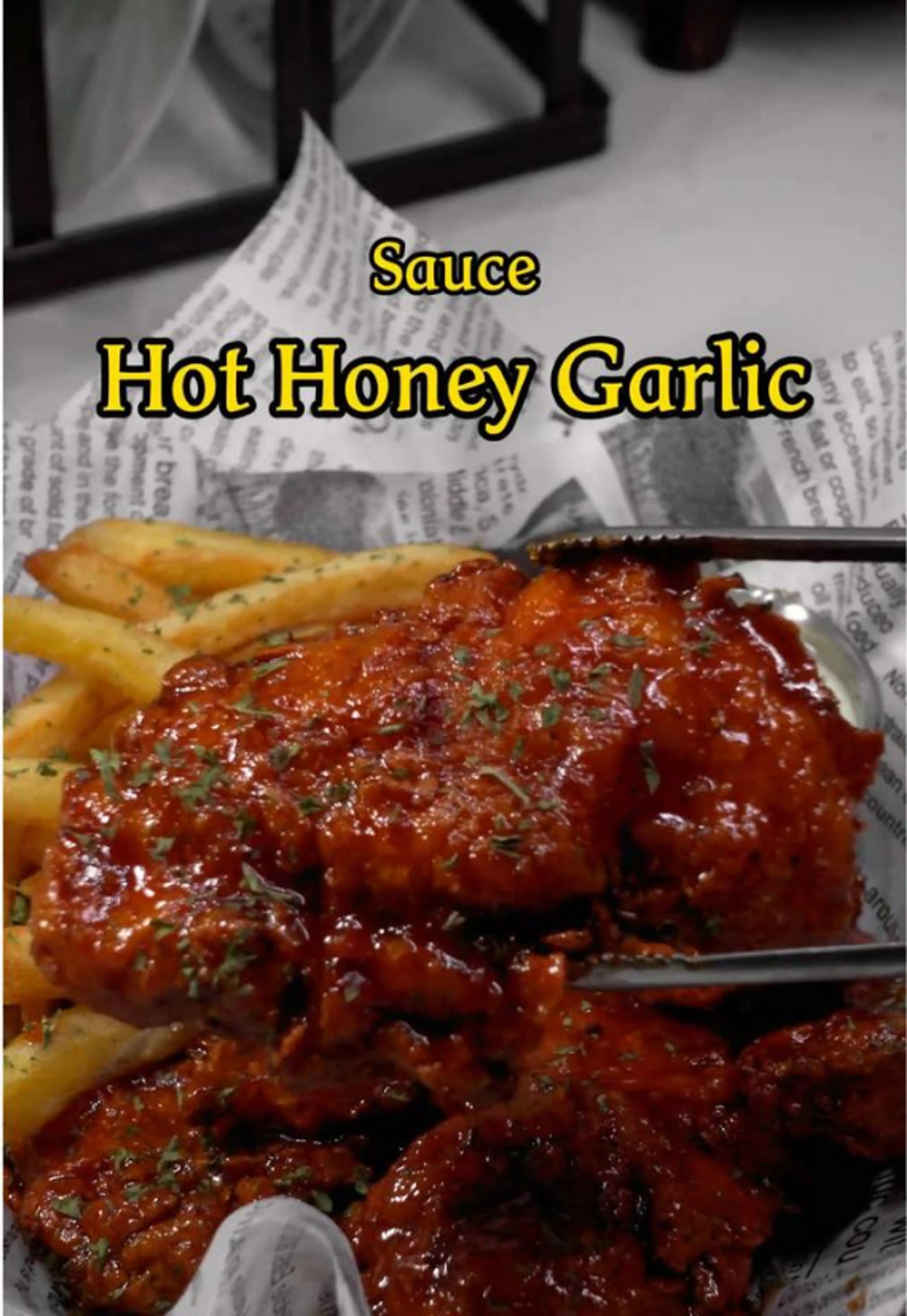Hot Honey Garlic Wings