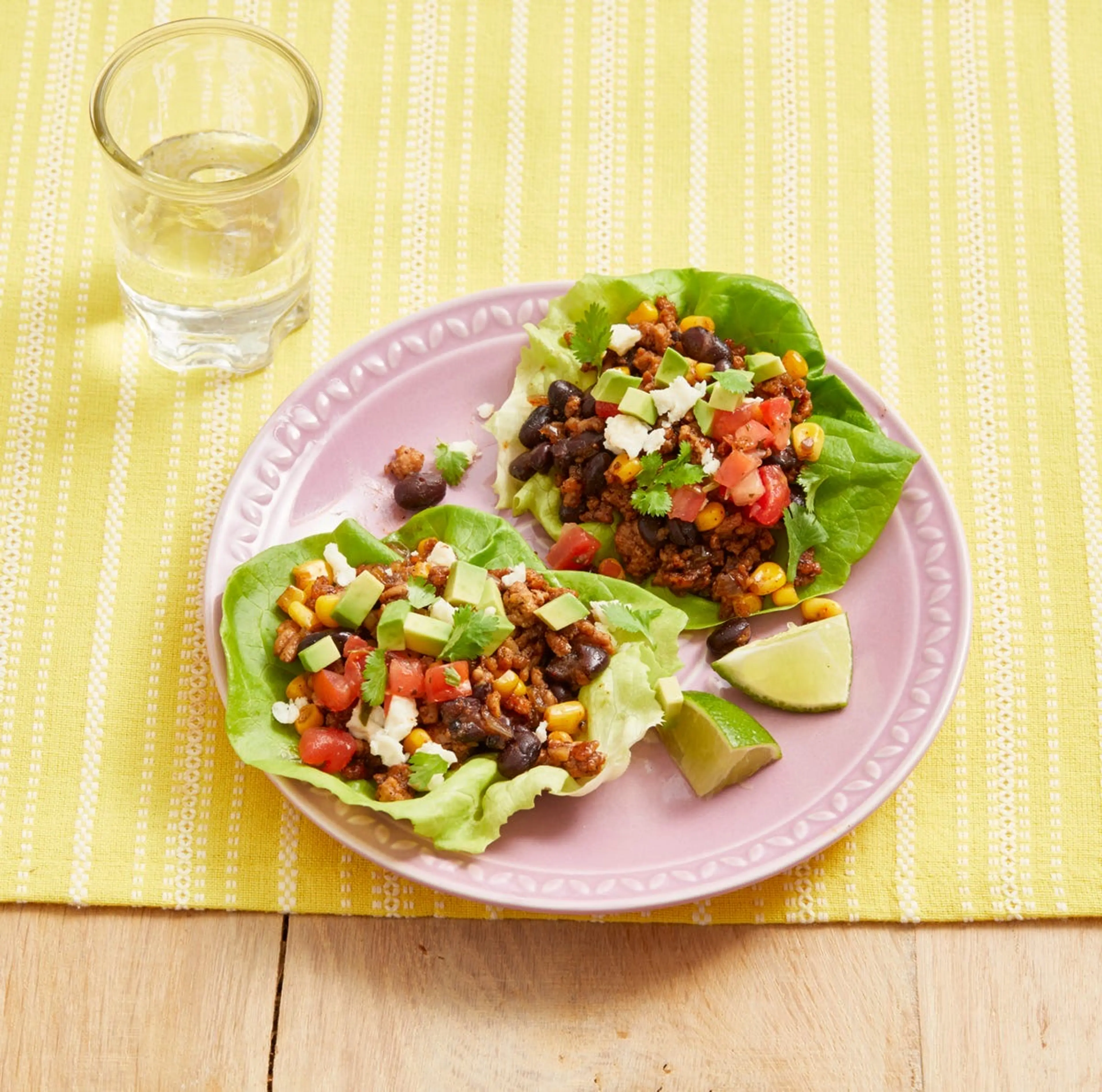 Turkey Taco Lettuce Wraps