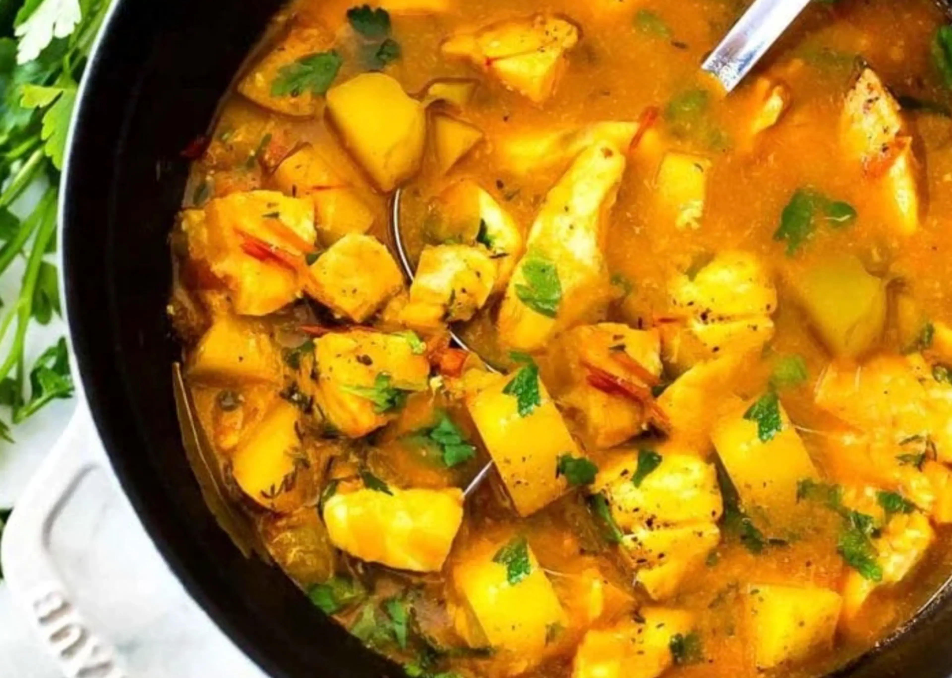 Portuguese Stew of Barramundi and Saffron - IMPROVE THIS REC