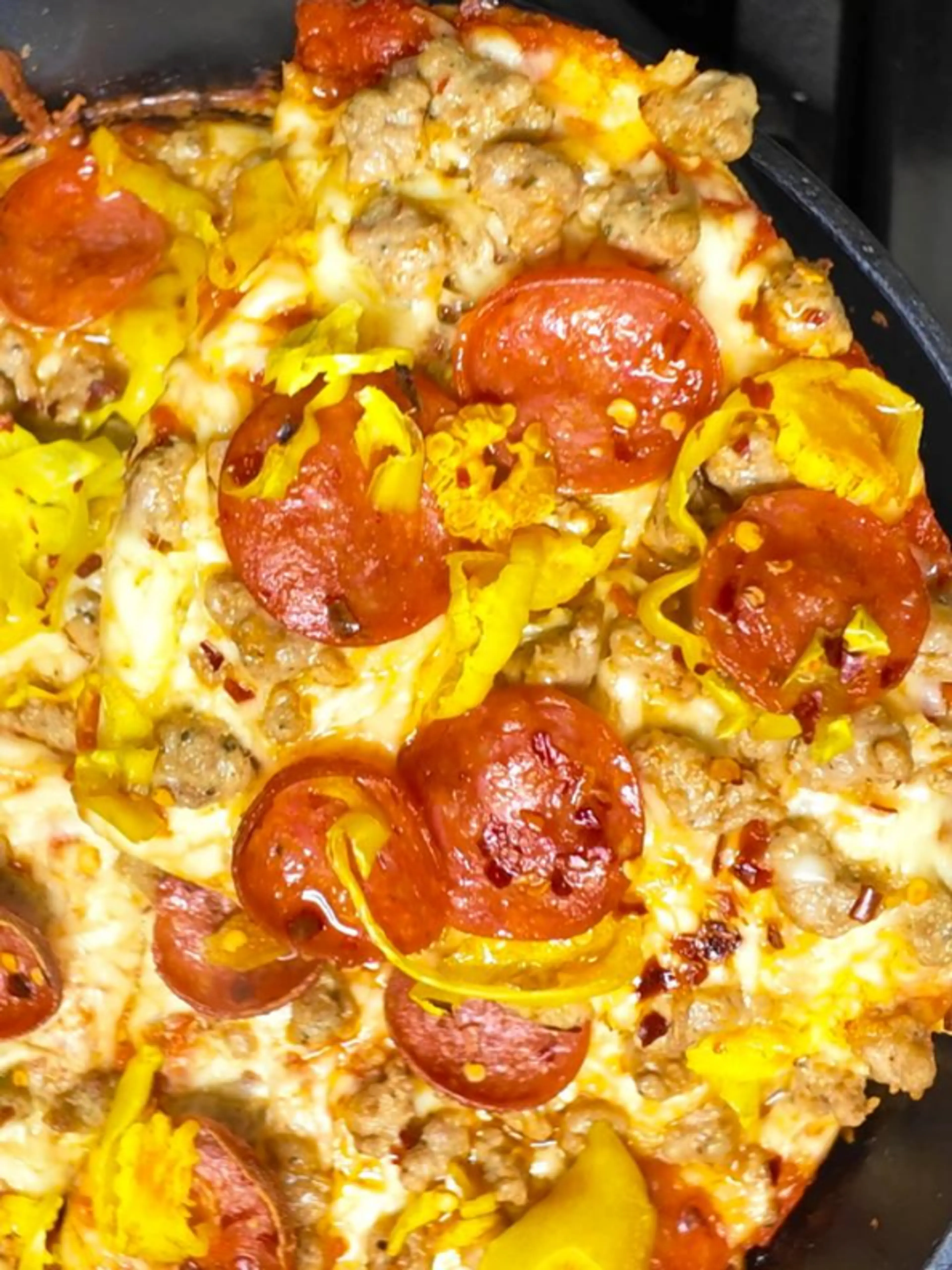 Low Carb Pizza Skillet