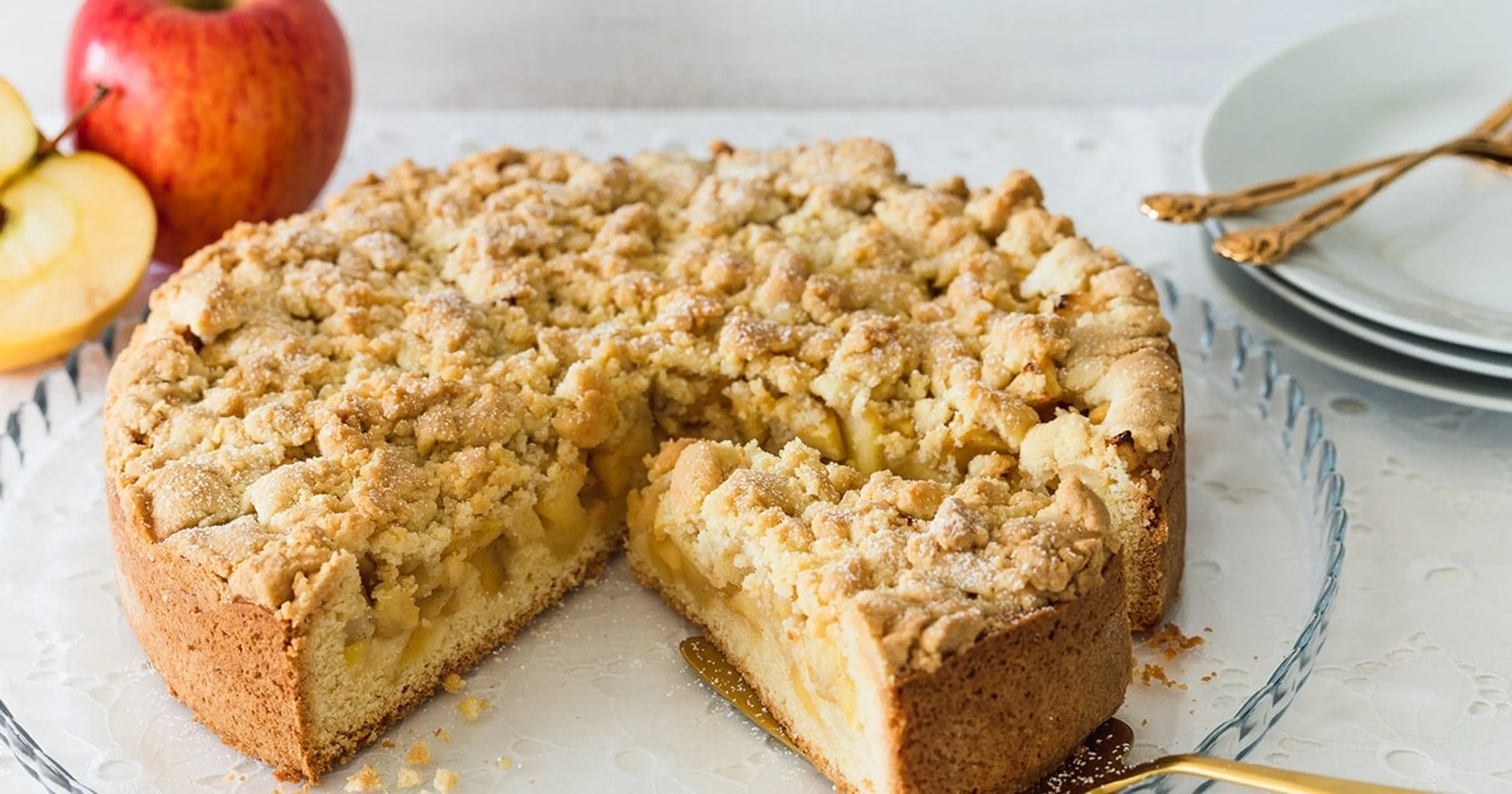 Apfelkuchen mit Streusel