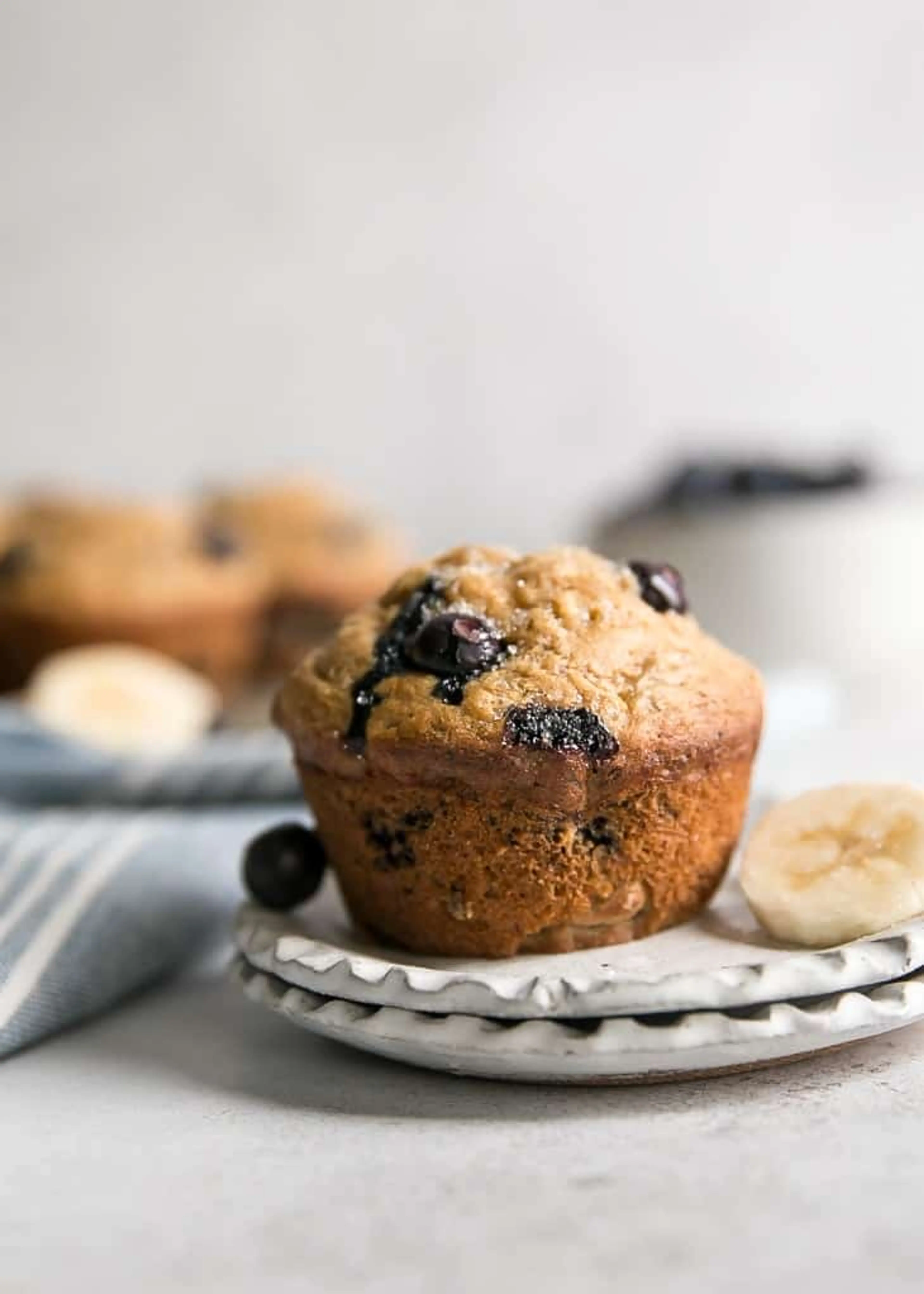Banana Blueberry Muffins