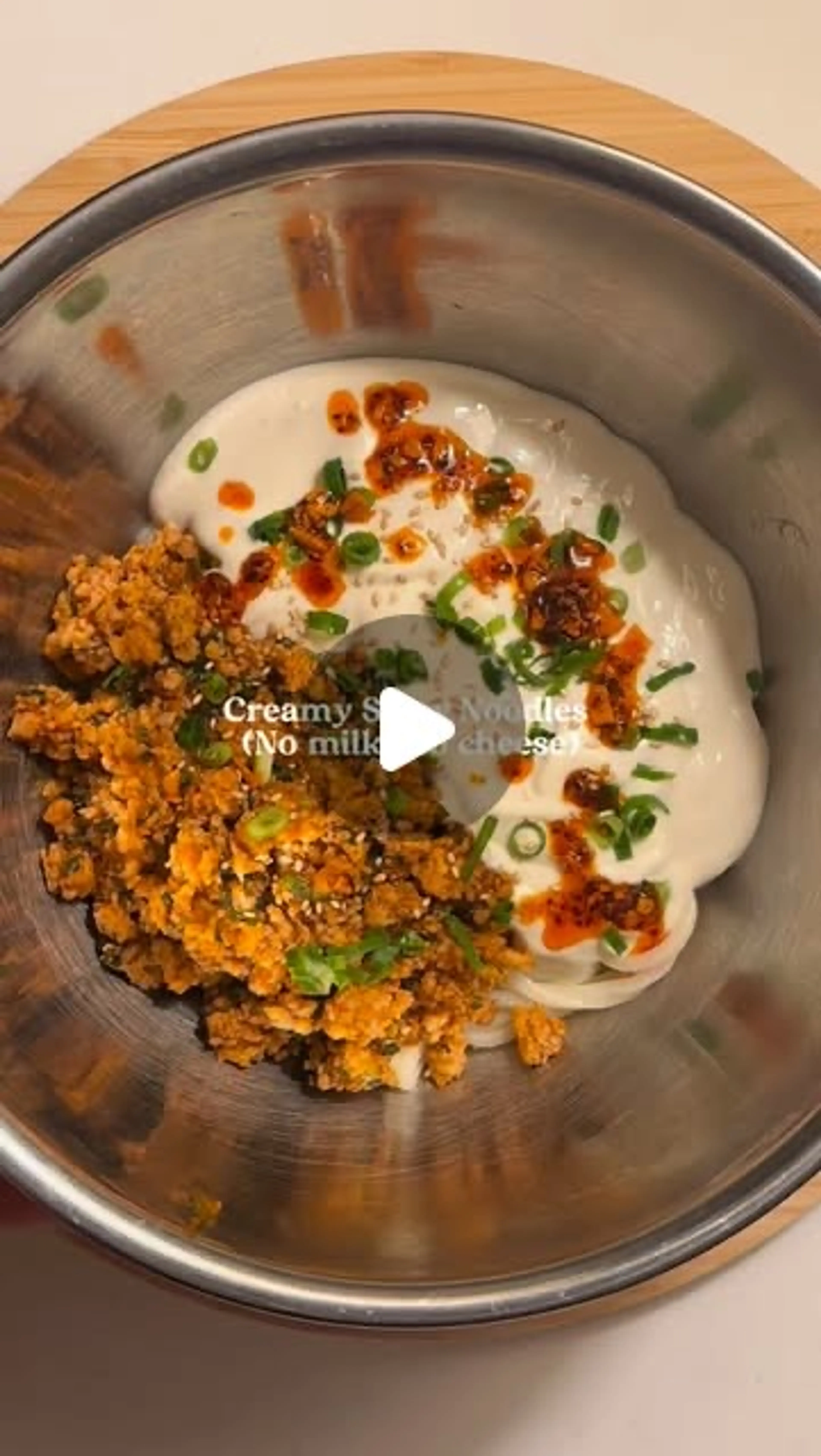 Creamy Spicy Noodles (no Milk, No Cheese