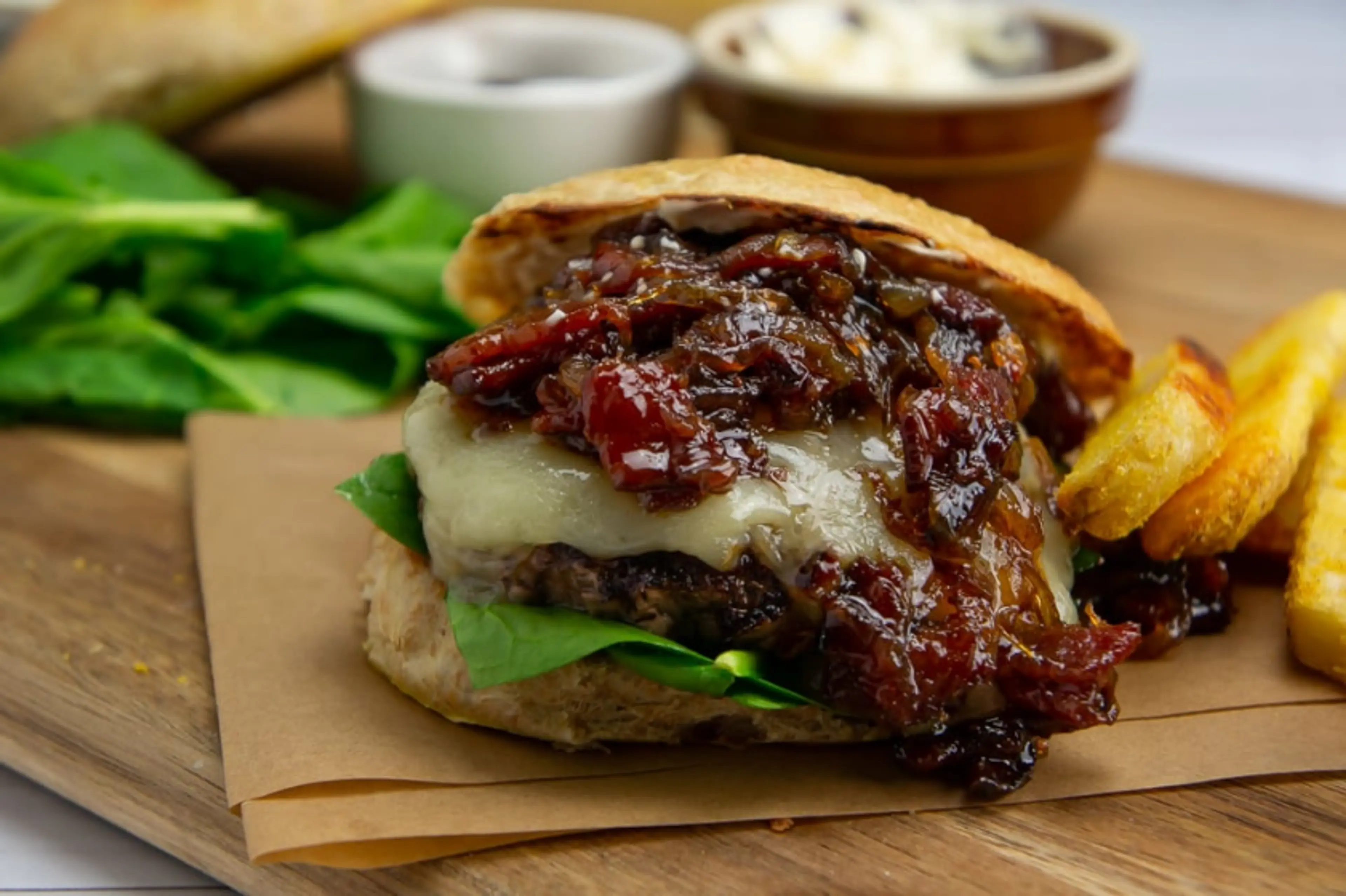 Bacon Onion Jam Burger