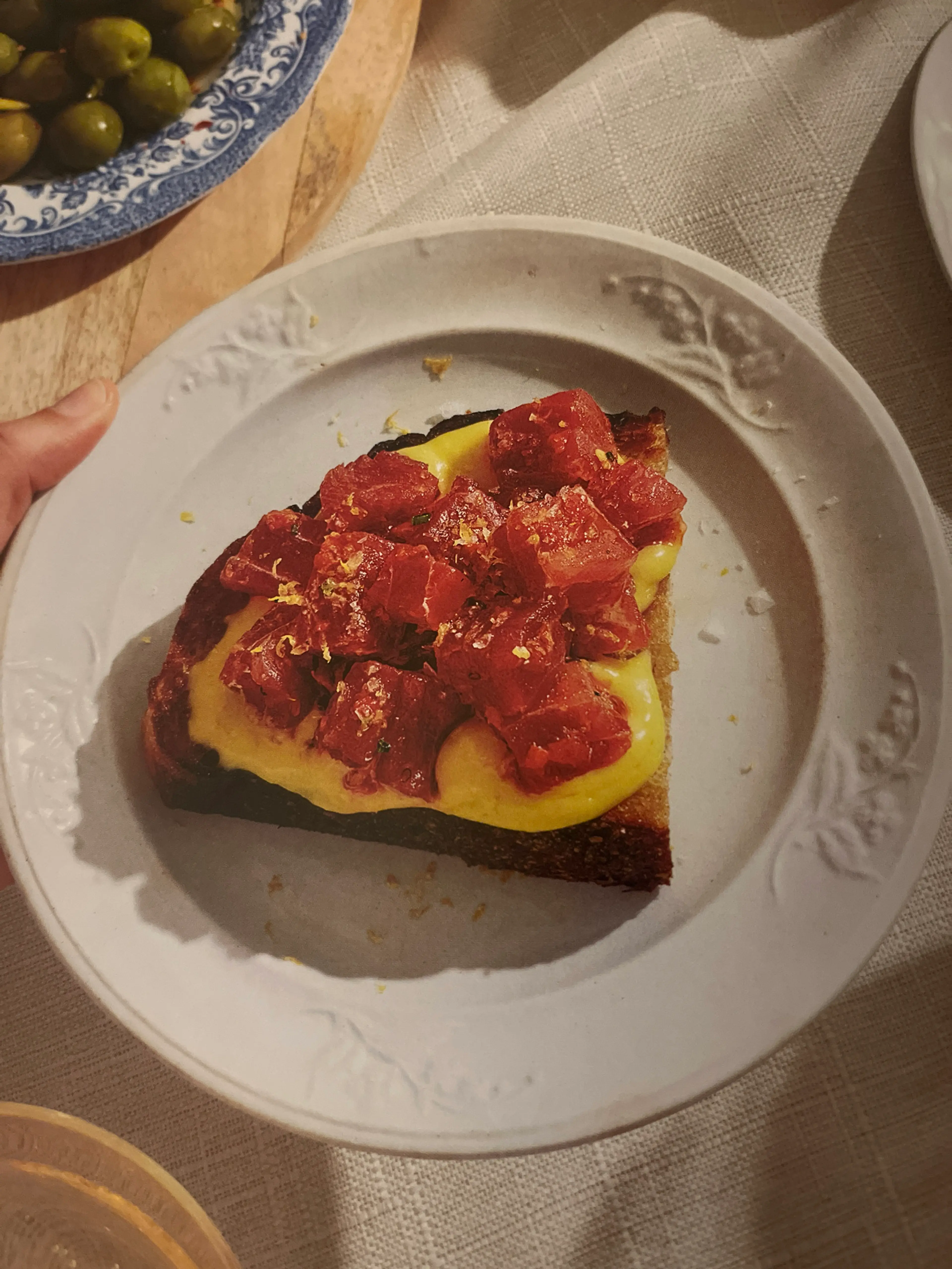 CALABRIAN TUNA TARTARE TOAST
