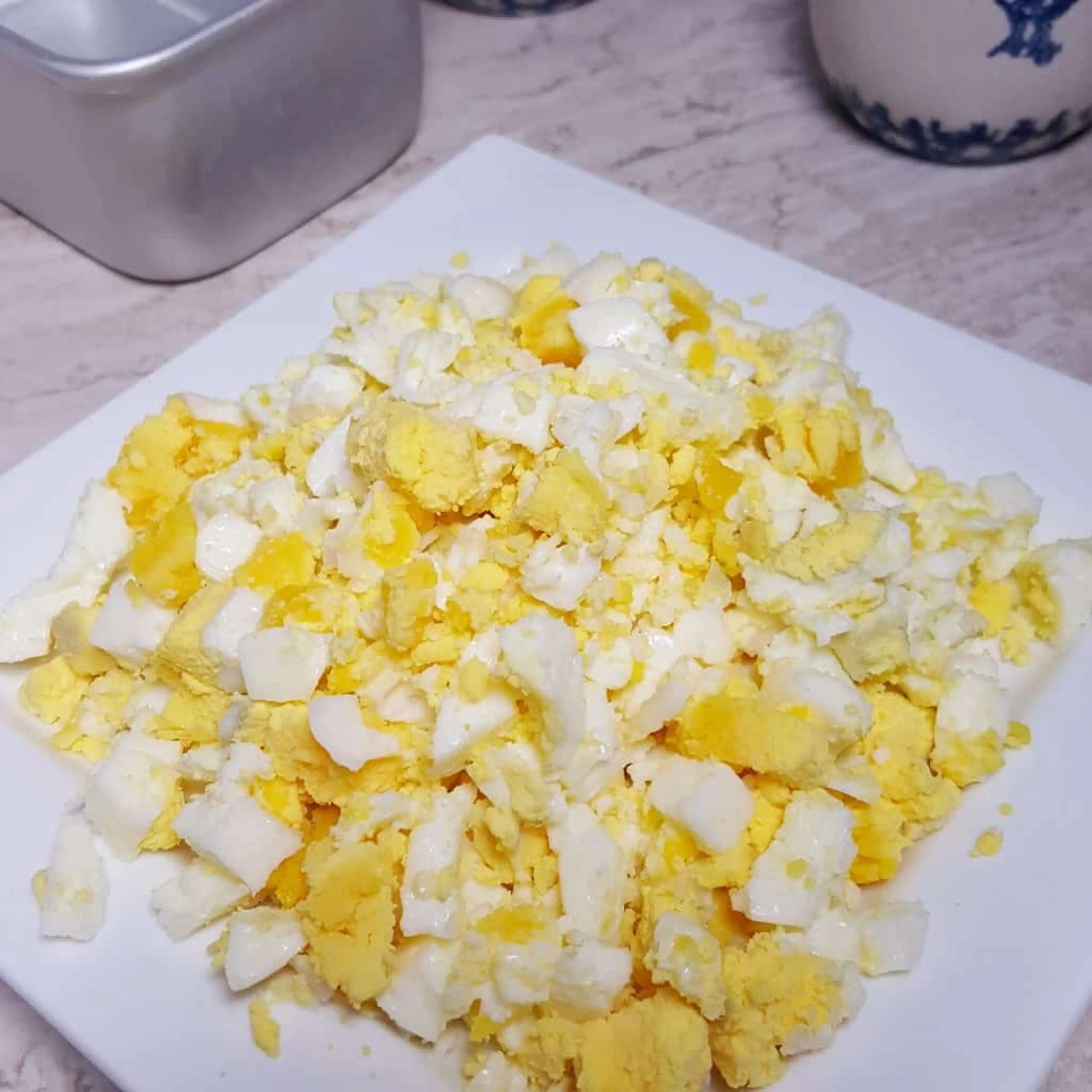 Pressure Cooker Hard Boiled Egg Loaf