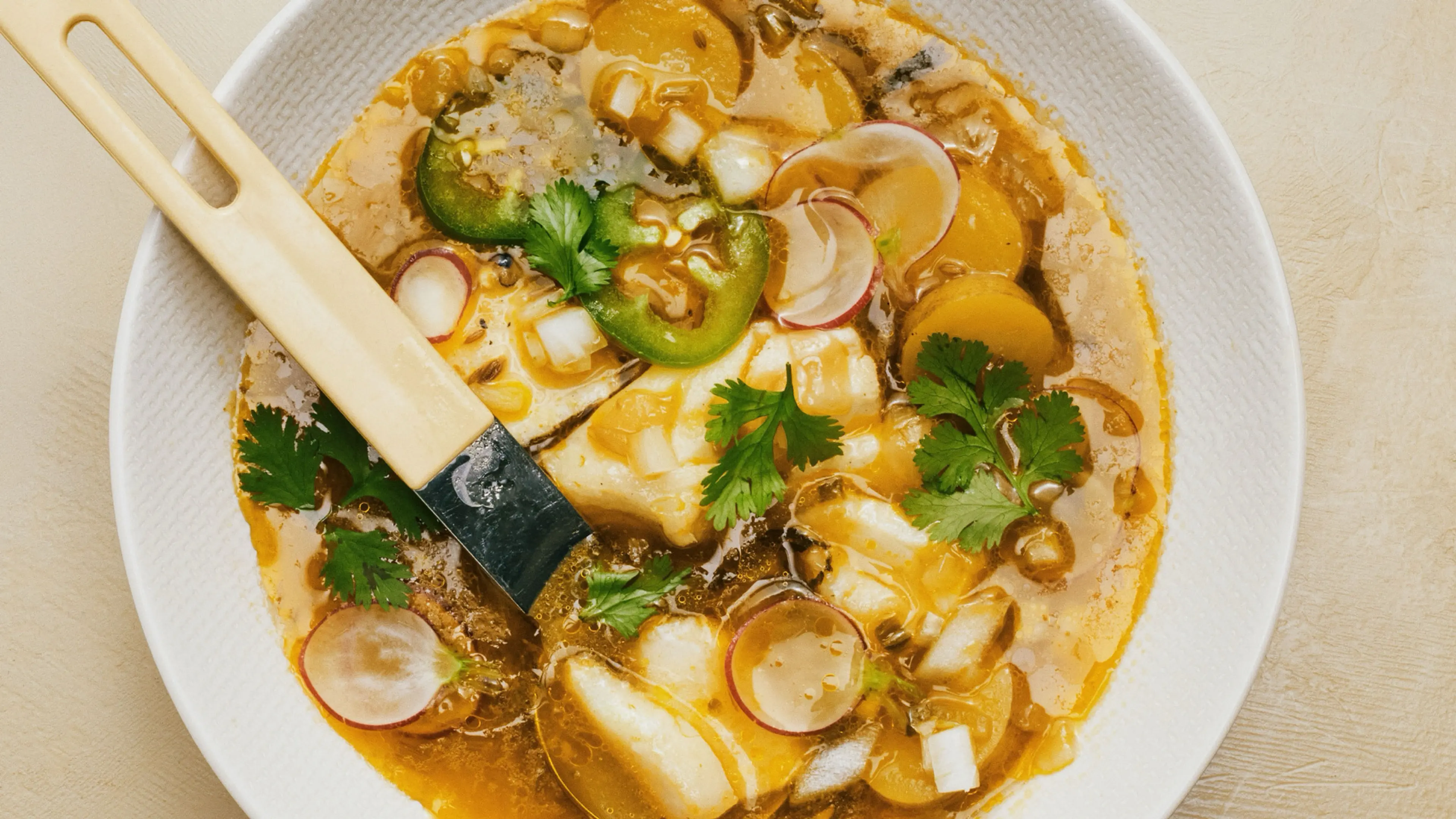 Spicy Cod and Potato Chowder