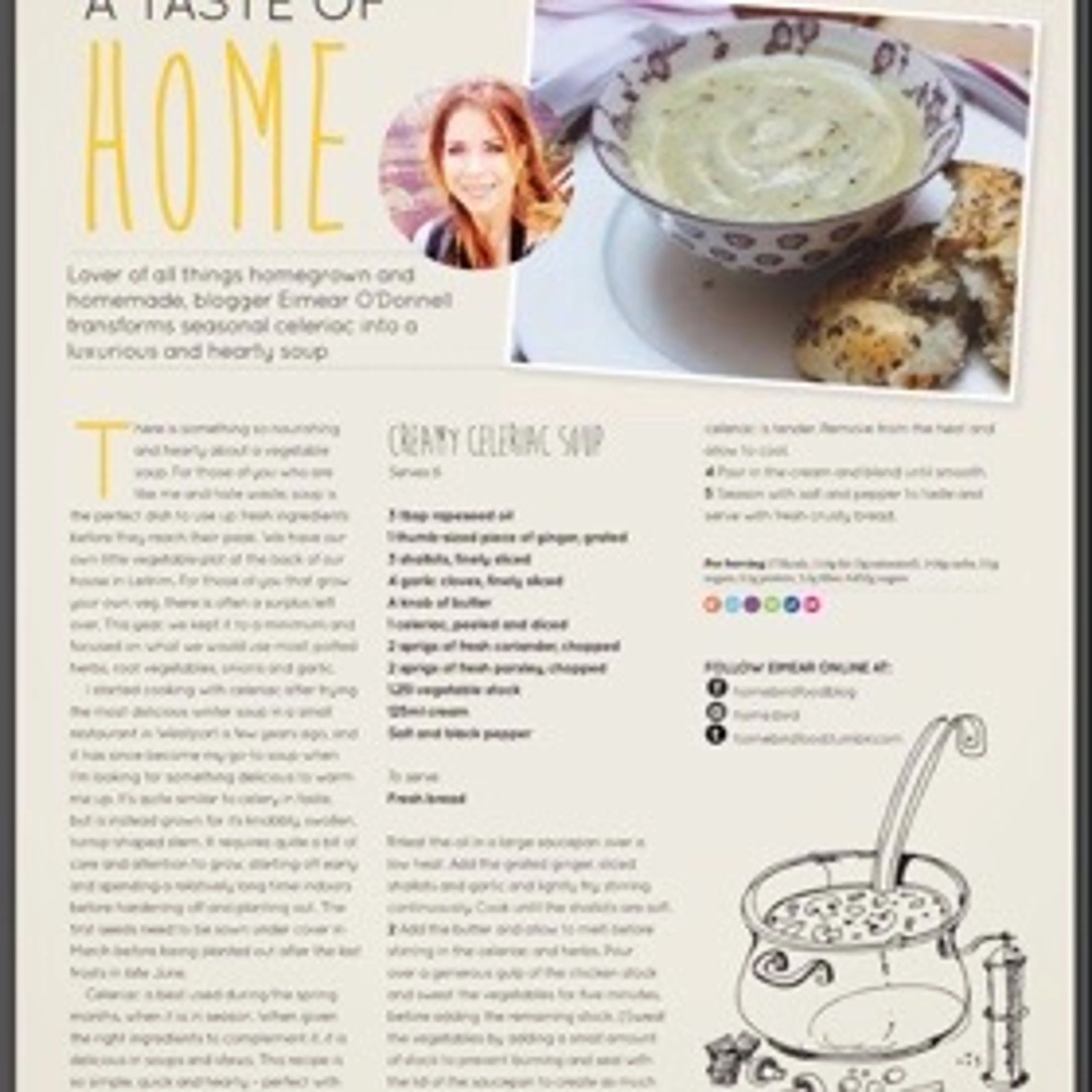 Creamy Celeriac Soup