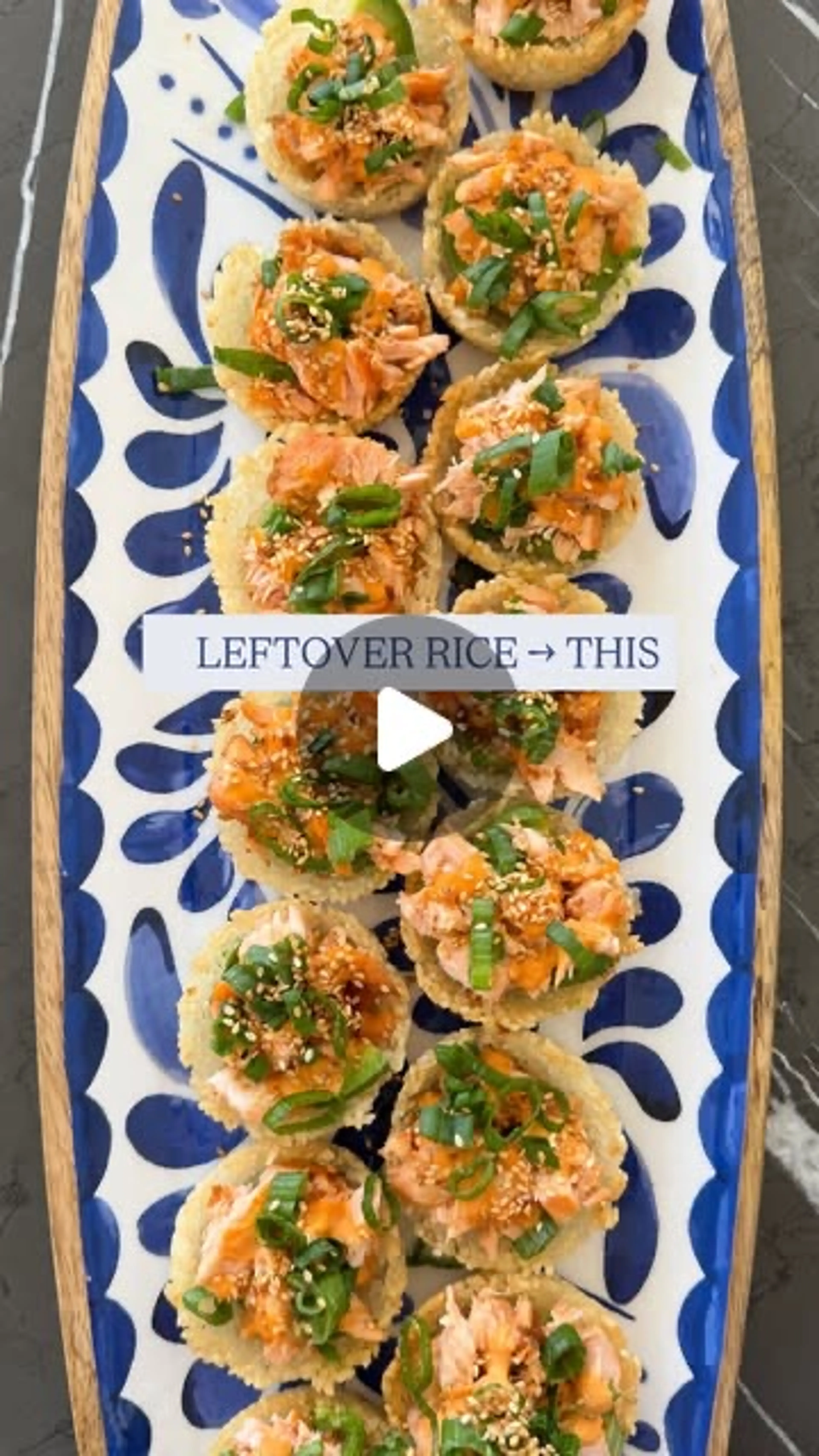 Sevan’s Baked Rice Cups With Salmon & Cucumber Ribbon Salad