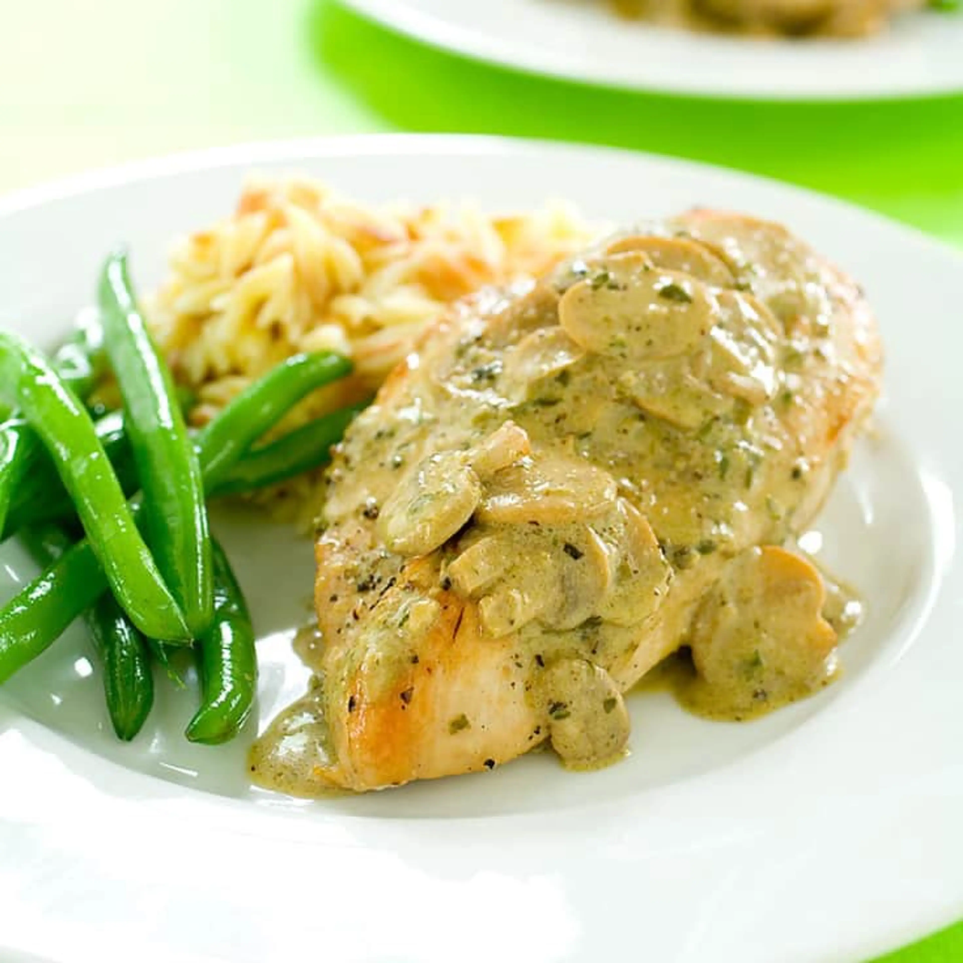 Sautéed Chicken With Pesto Mushroom Cream Sauce (ATK)
