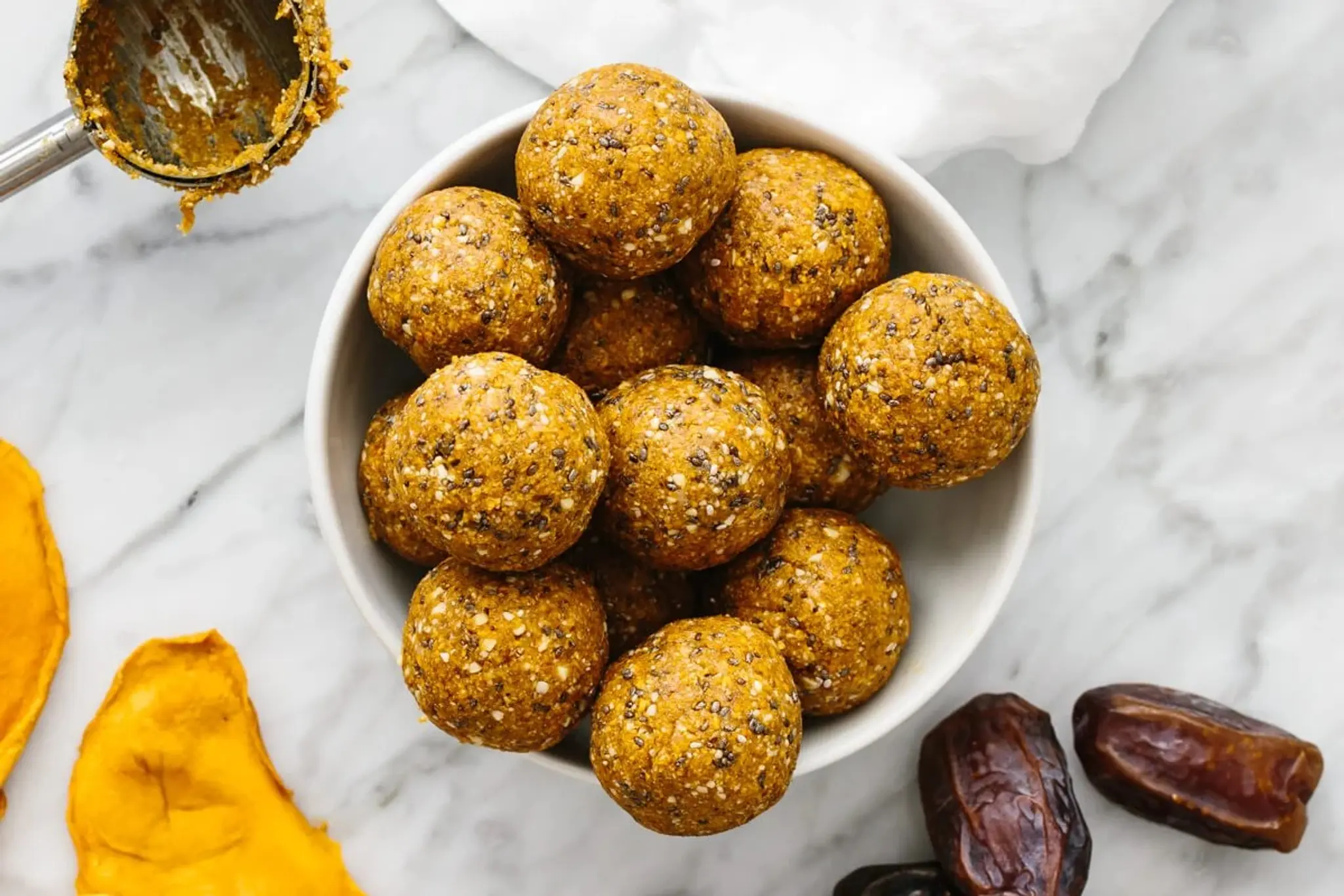 Mango Date Energy Balls