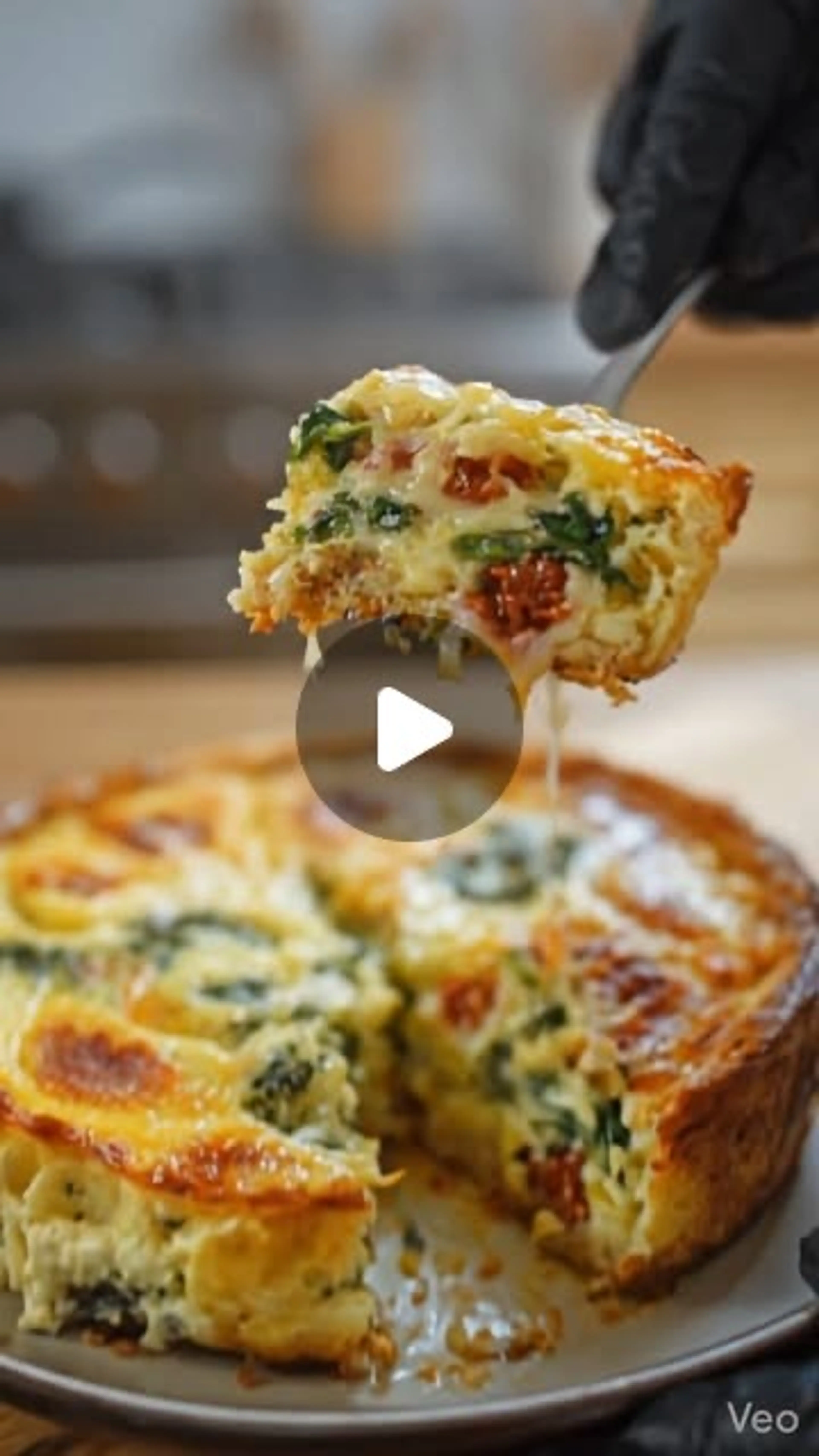 Irresistibly Easy Crustless Quiche (ina Garten–inspired