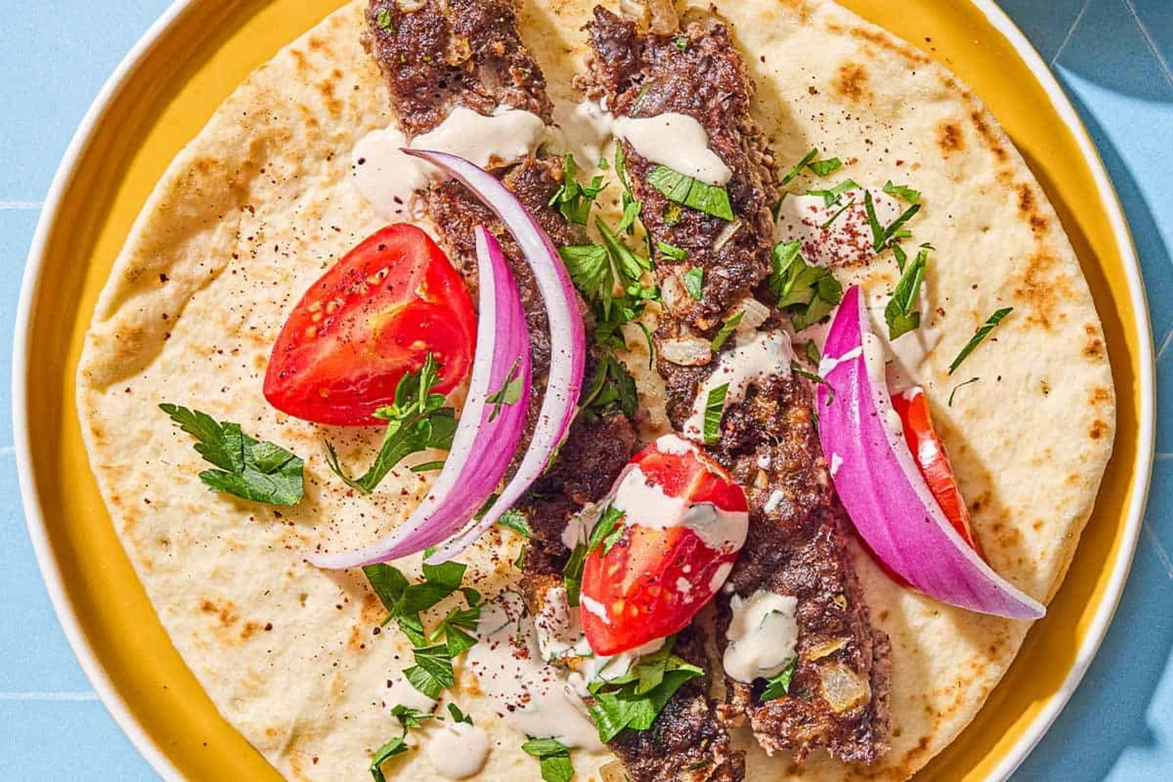 Sheet Pan Beef Kofta