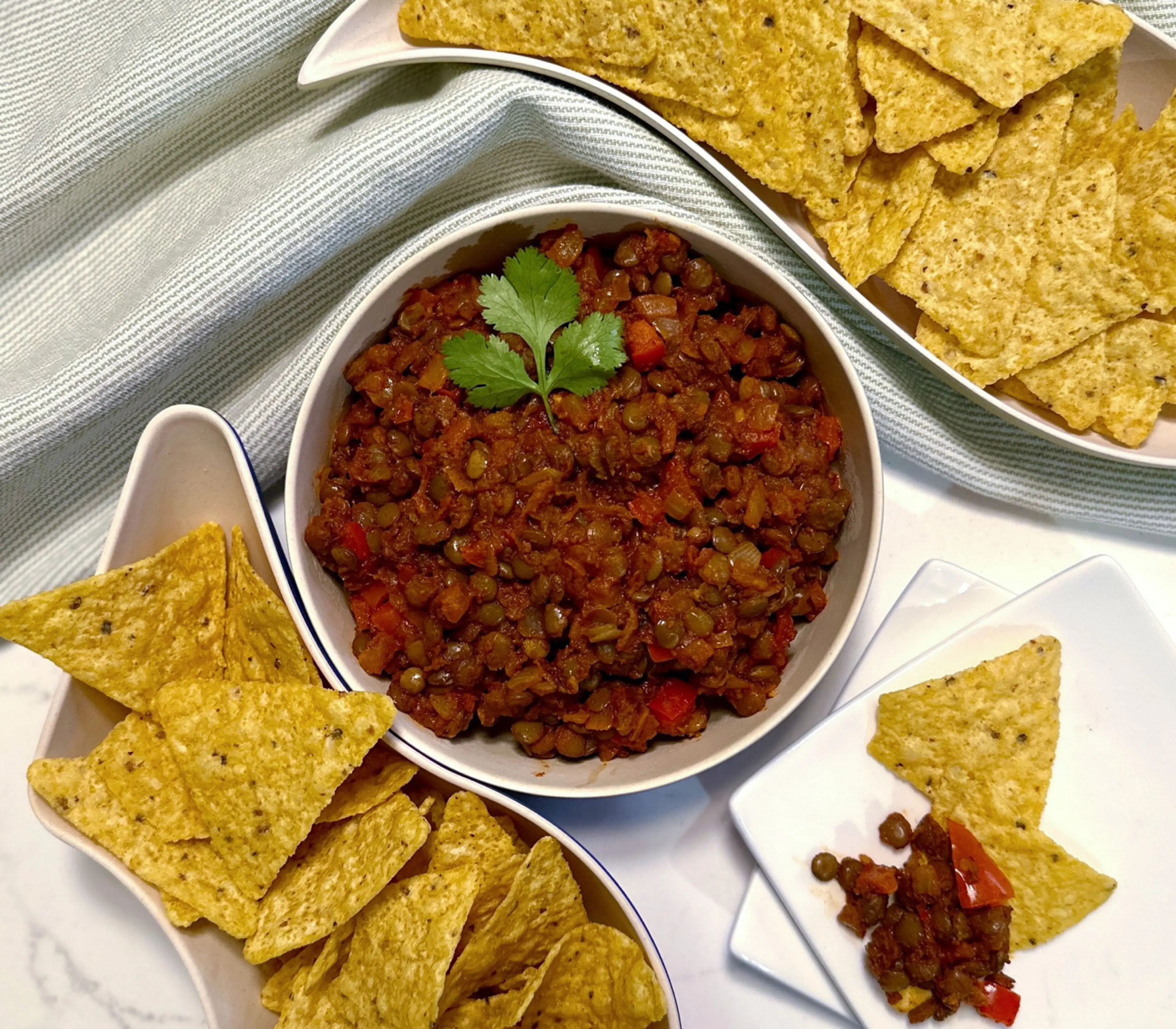 Lentil Sloppy Joes with Scoops