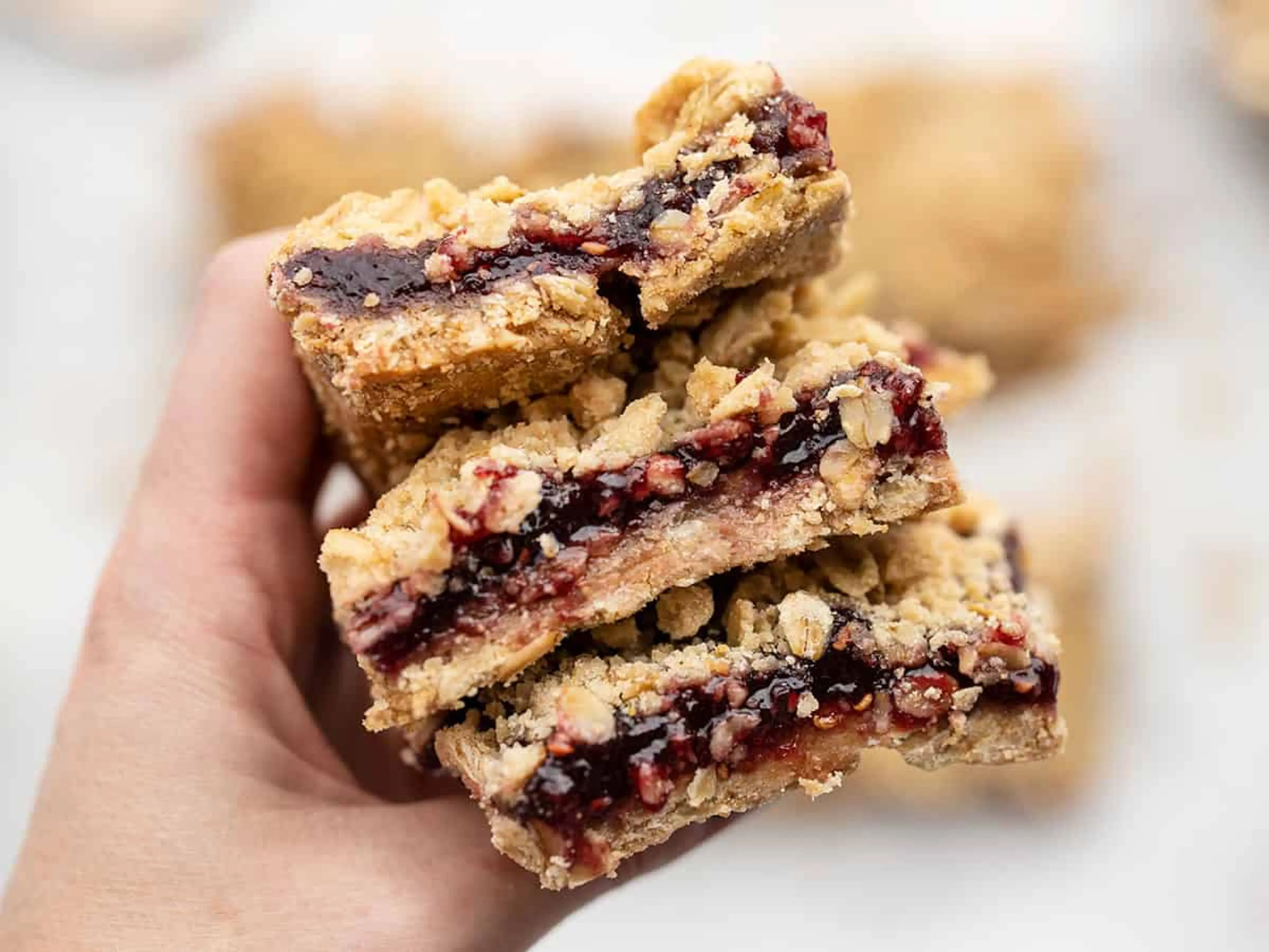 Raspberry Oatmeal Bars