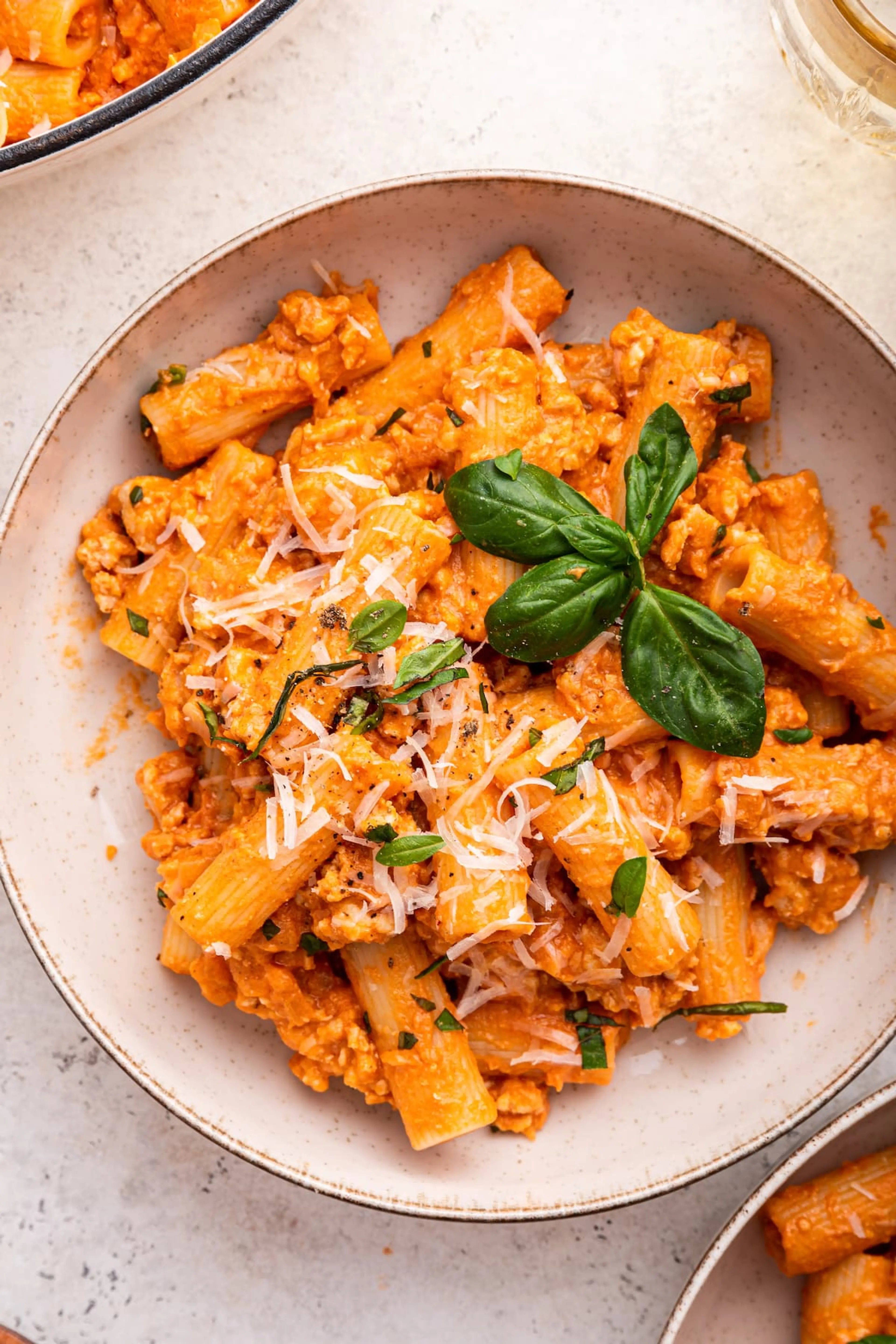*Creamy Cottage Cheese Pasta