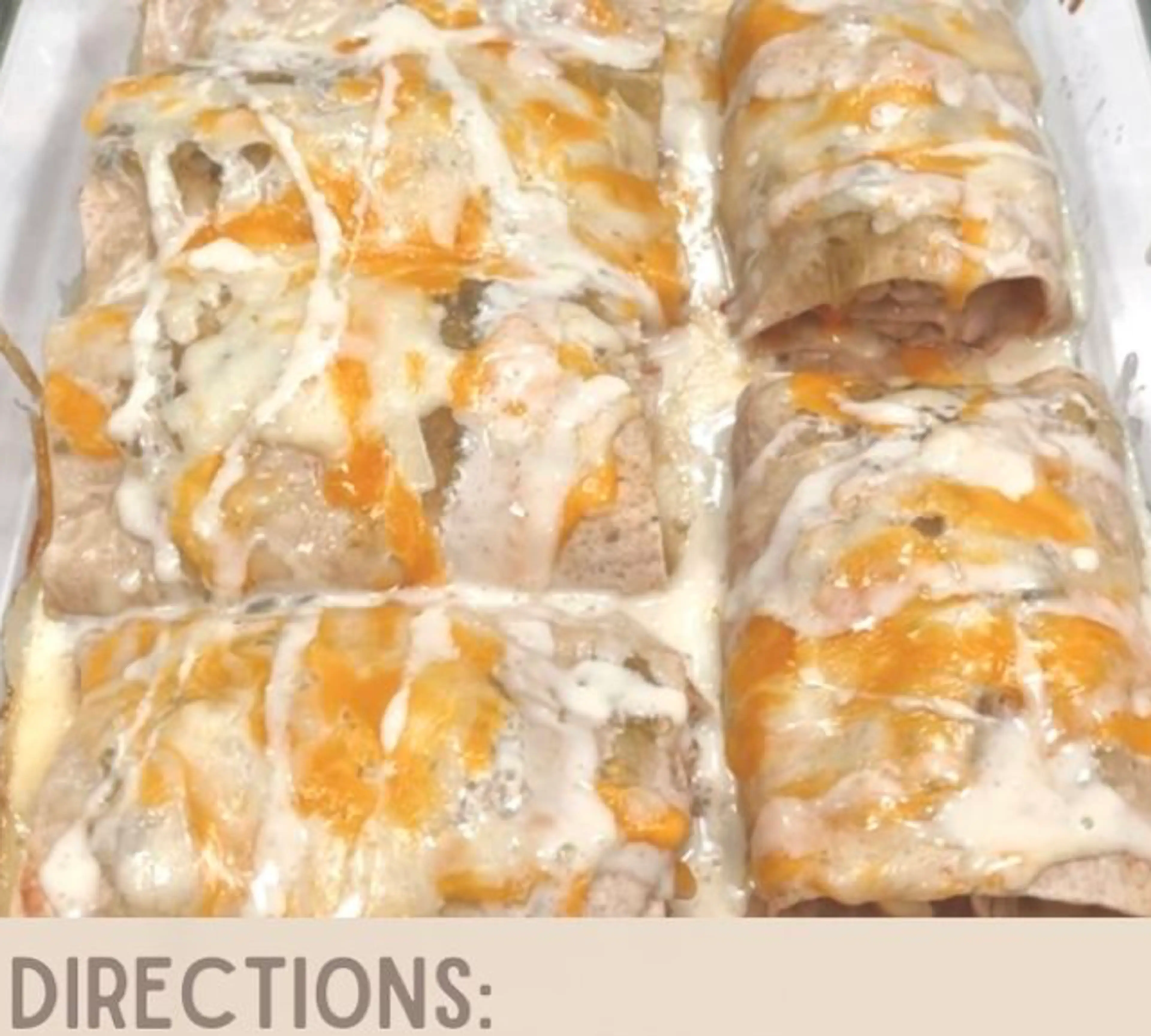 WHITE CHICKEN ENCHILADAS