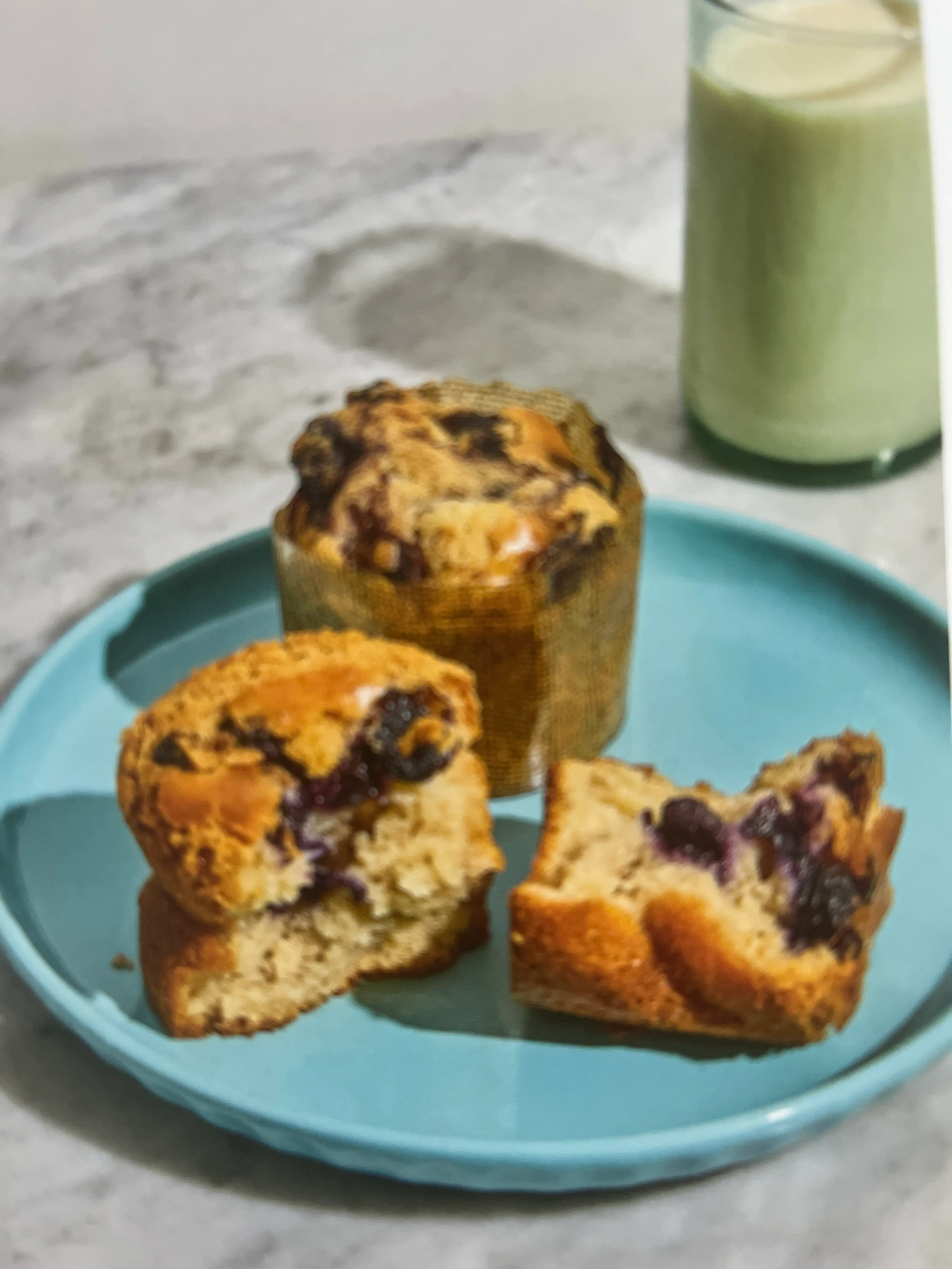 BLUEBERRY MOCHI MUFFINS