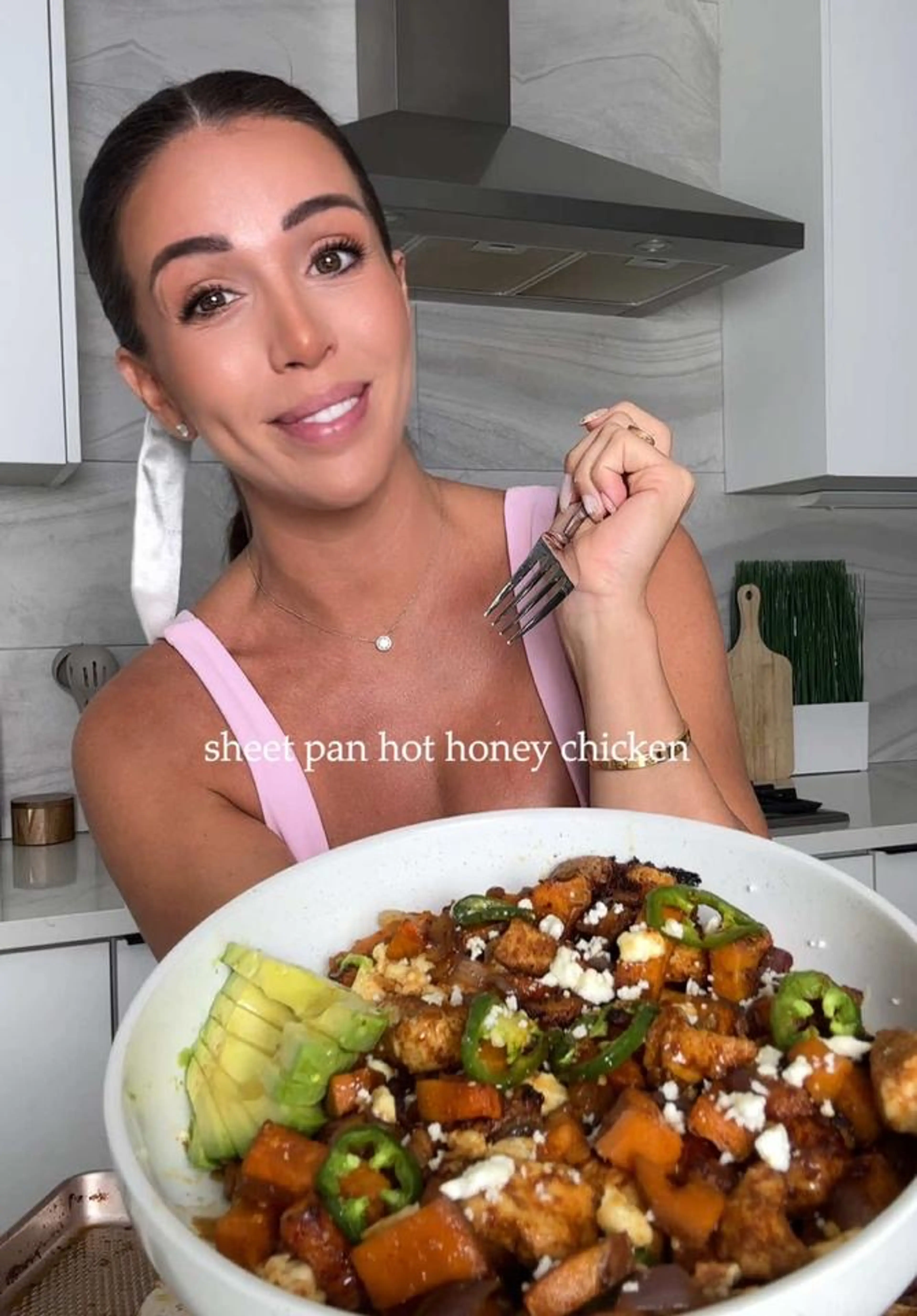 Hot Honey Chicken Sheet Pan Dinner