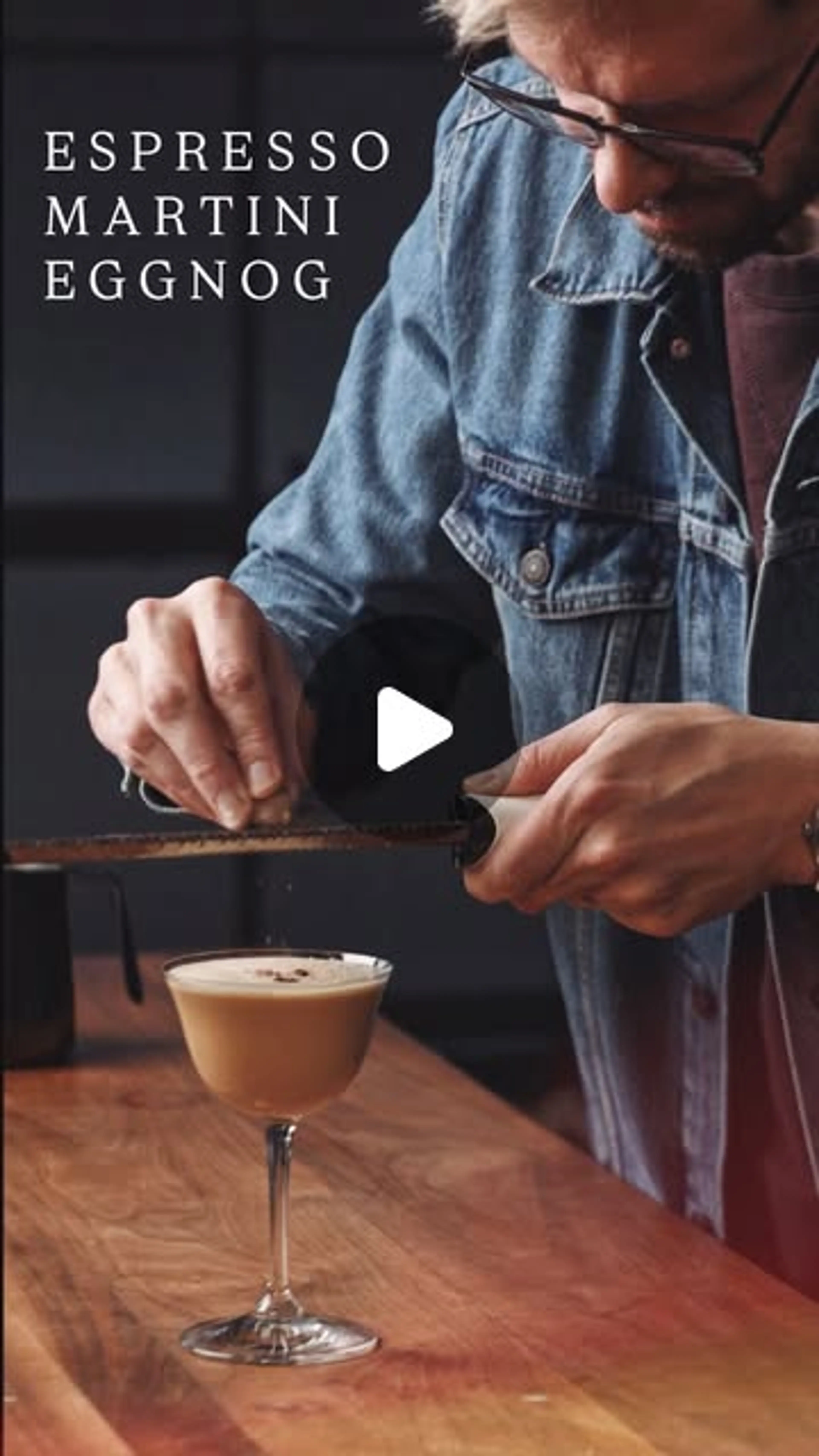 Espresso Martini with Eggnog?