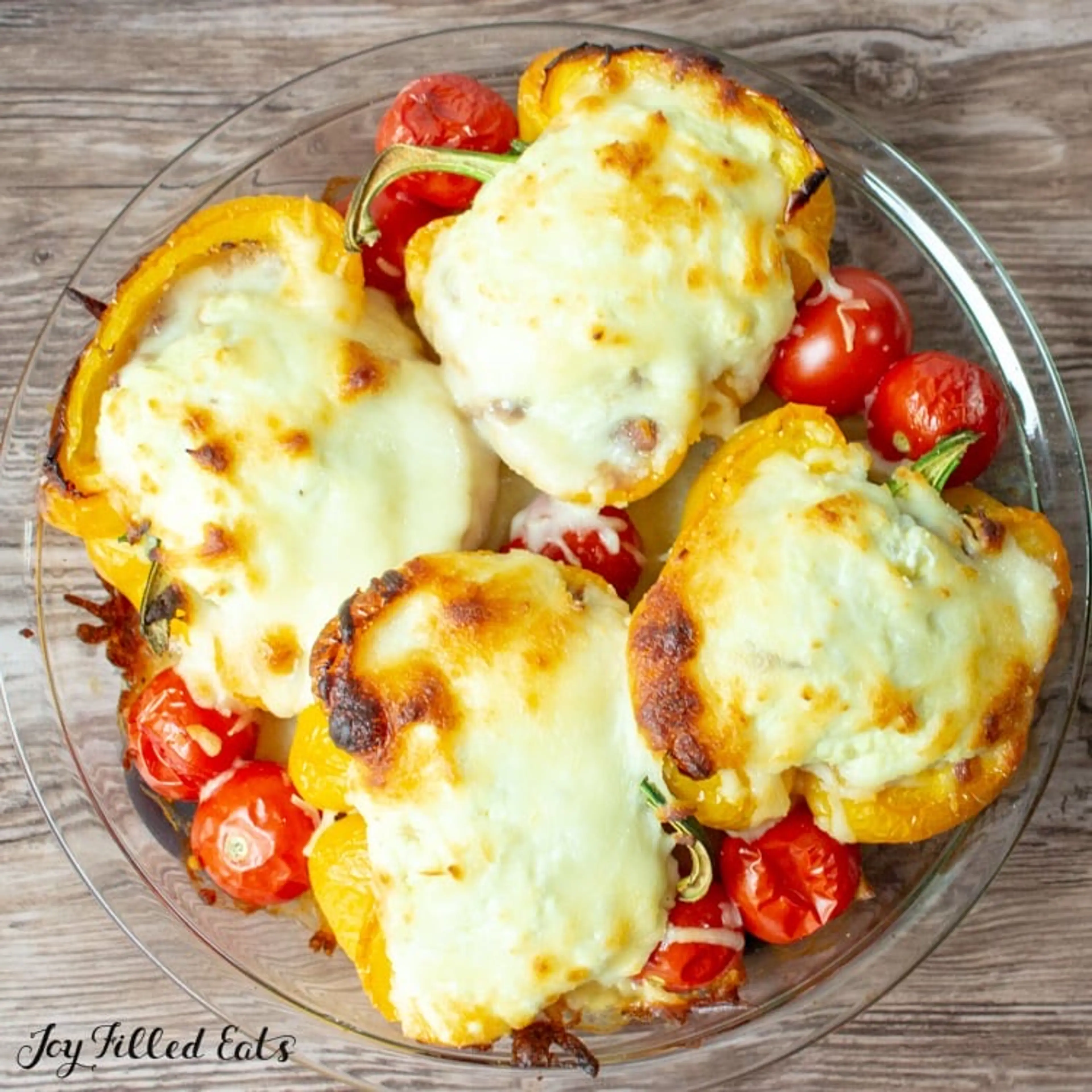 White Lasagna Stuffed Peppers