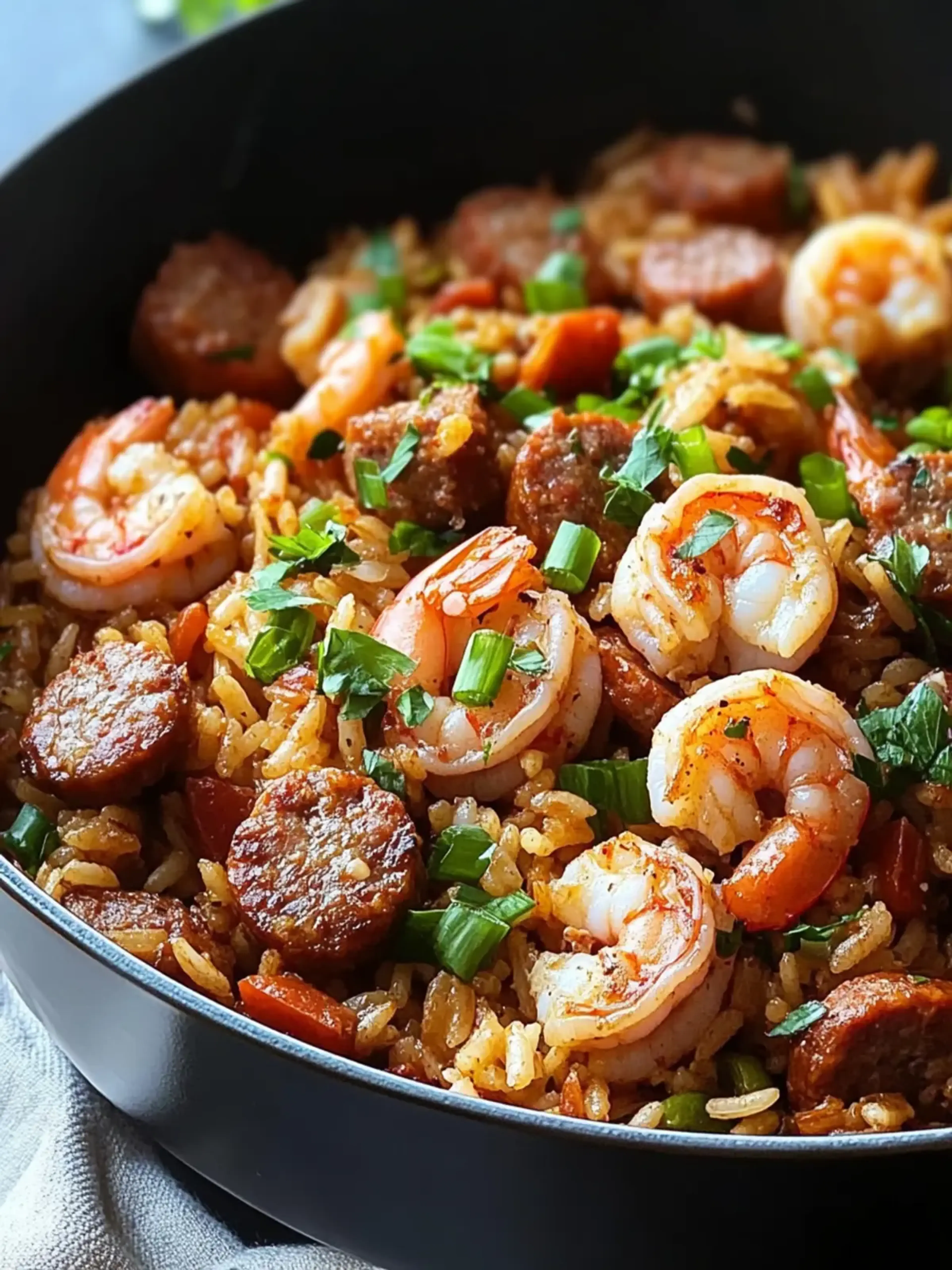 Shrimp Sausage Dirty Rice
