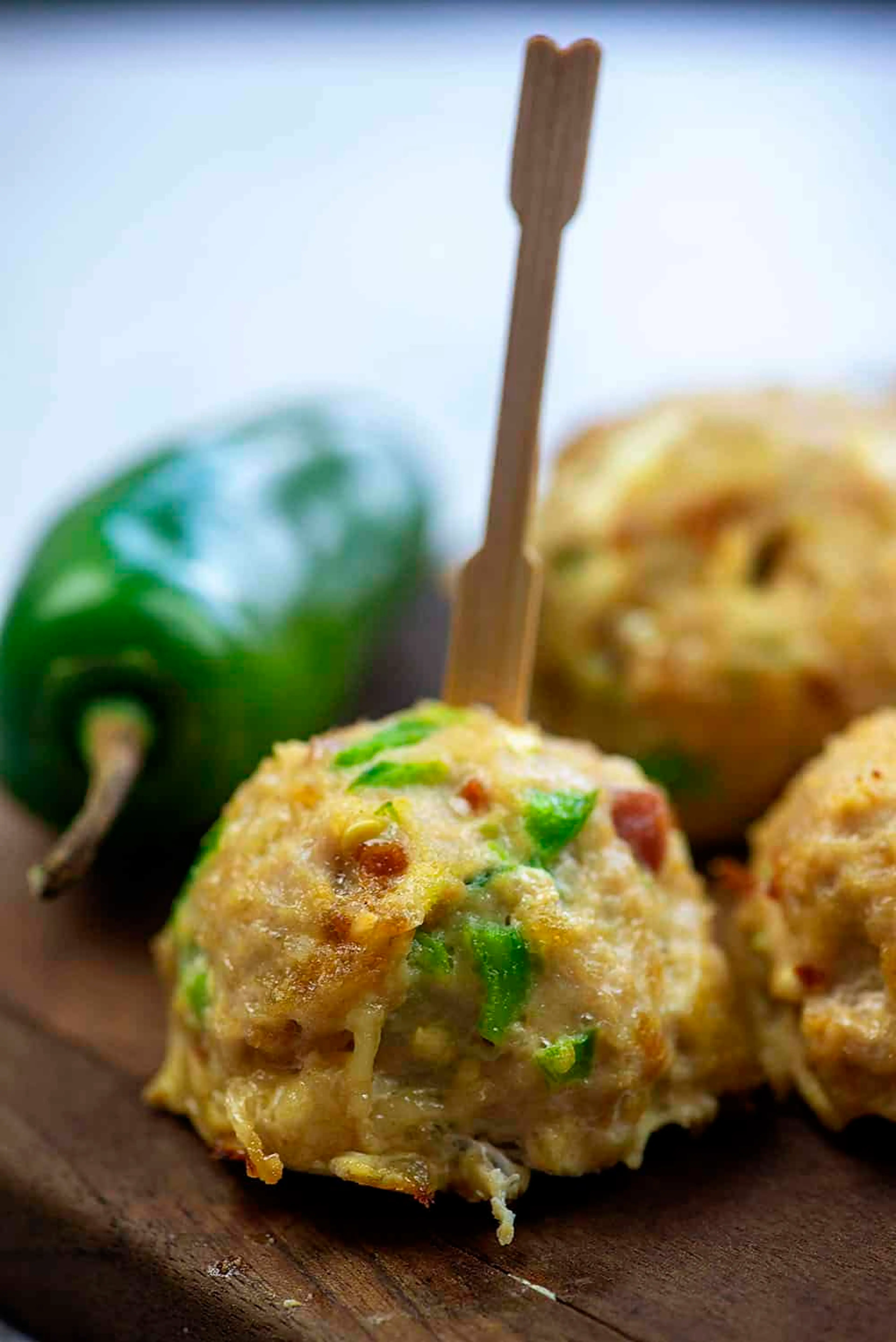 Jalapeno Popper Chicken Meatballs