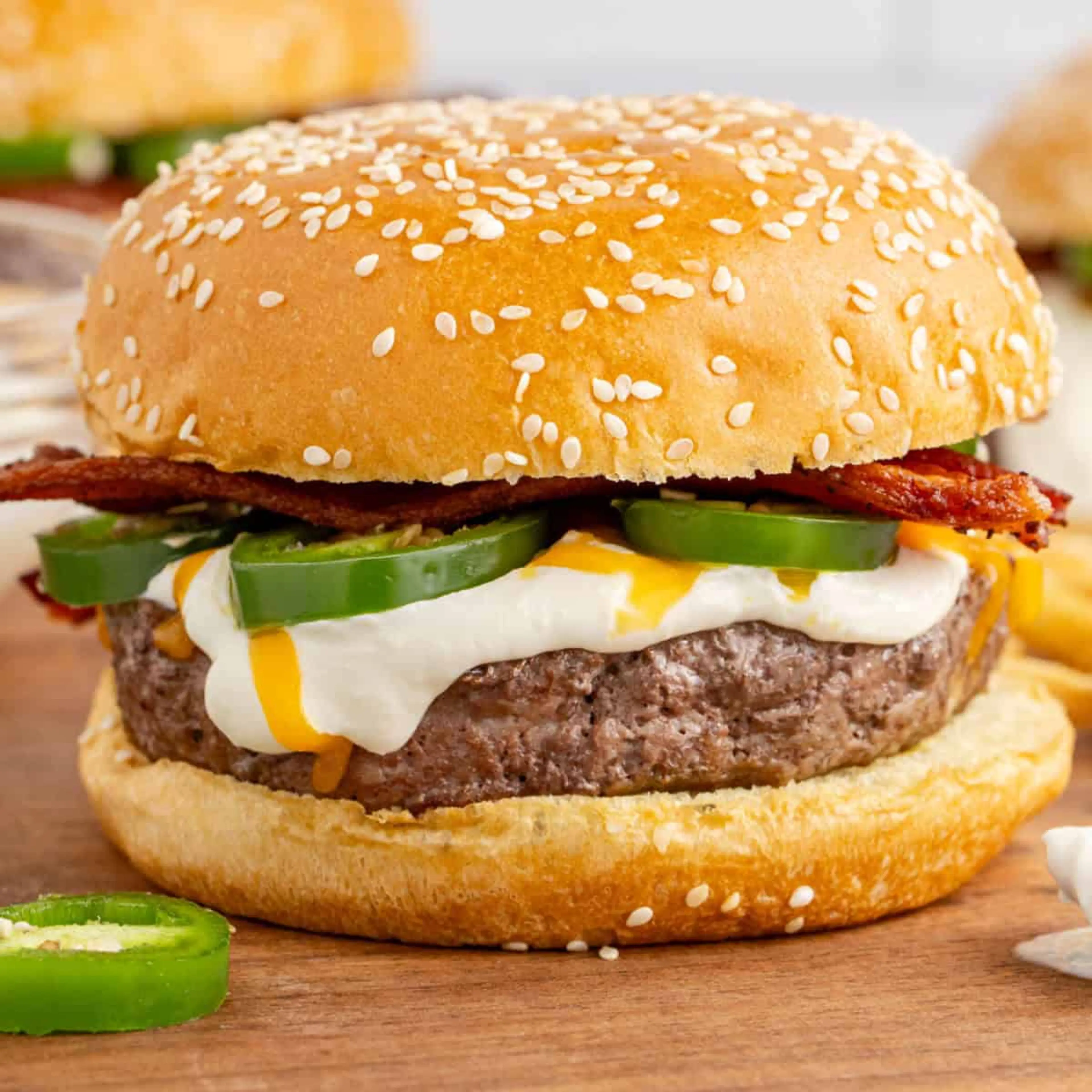 Jalapeno Popper Burgers