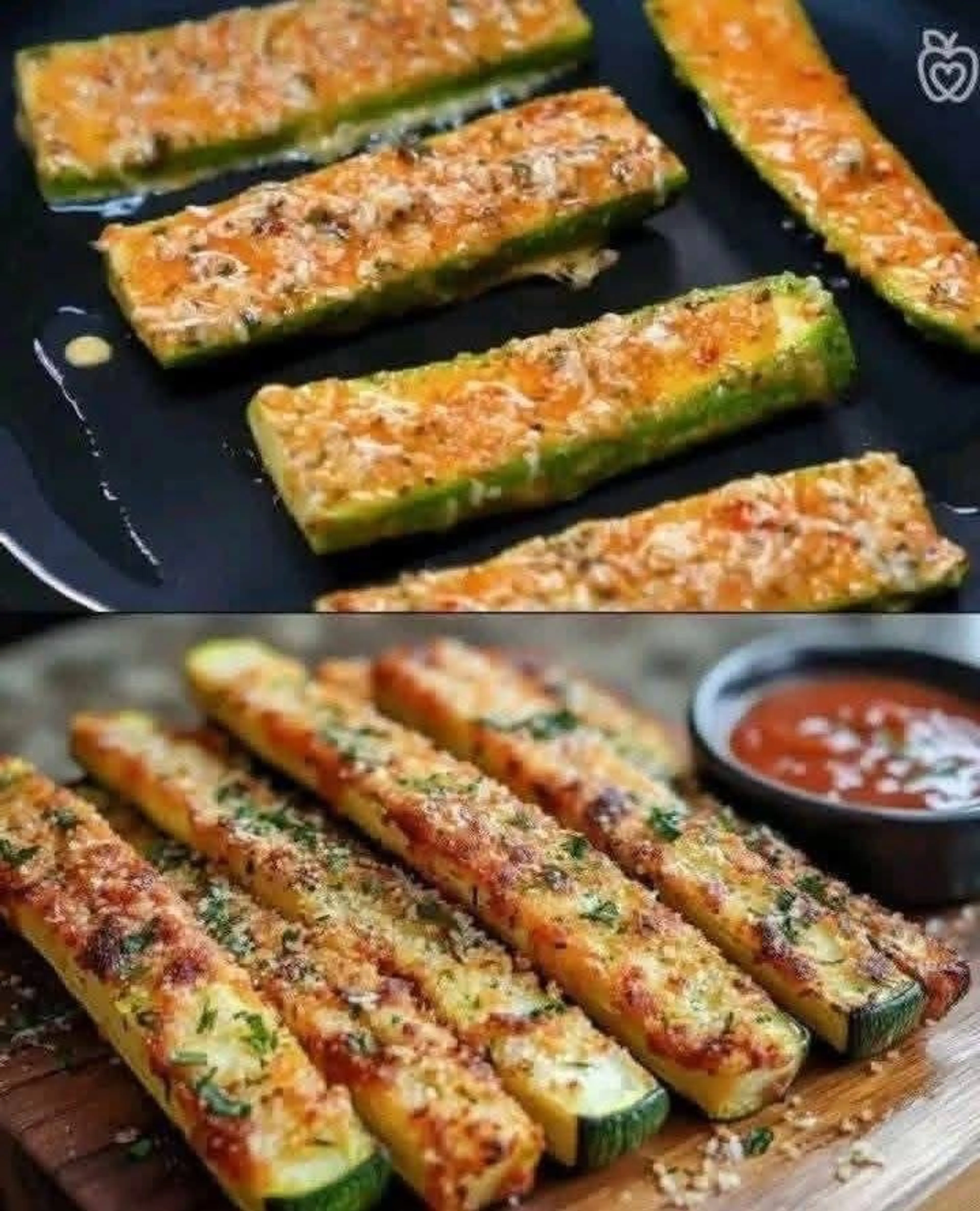 Crispy Baked Parmesan Zucchini Sticks