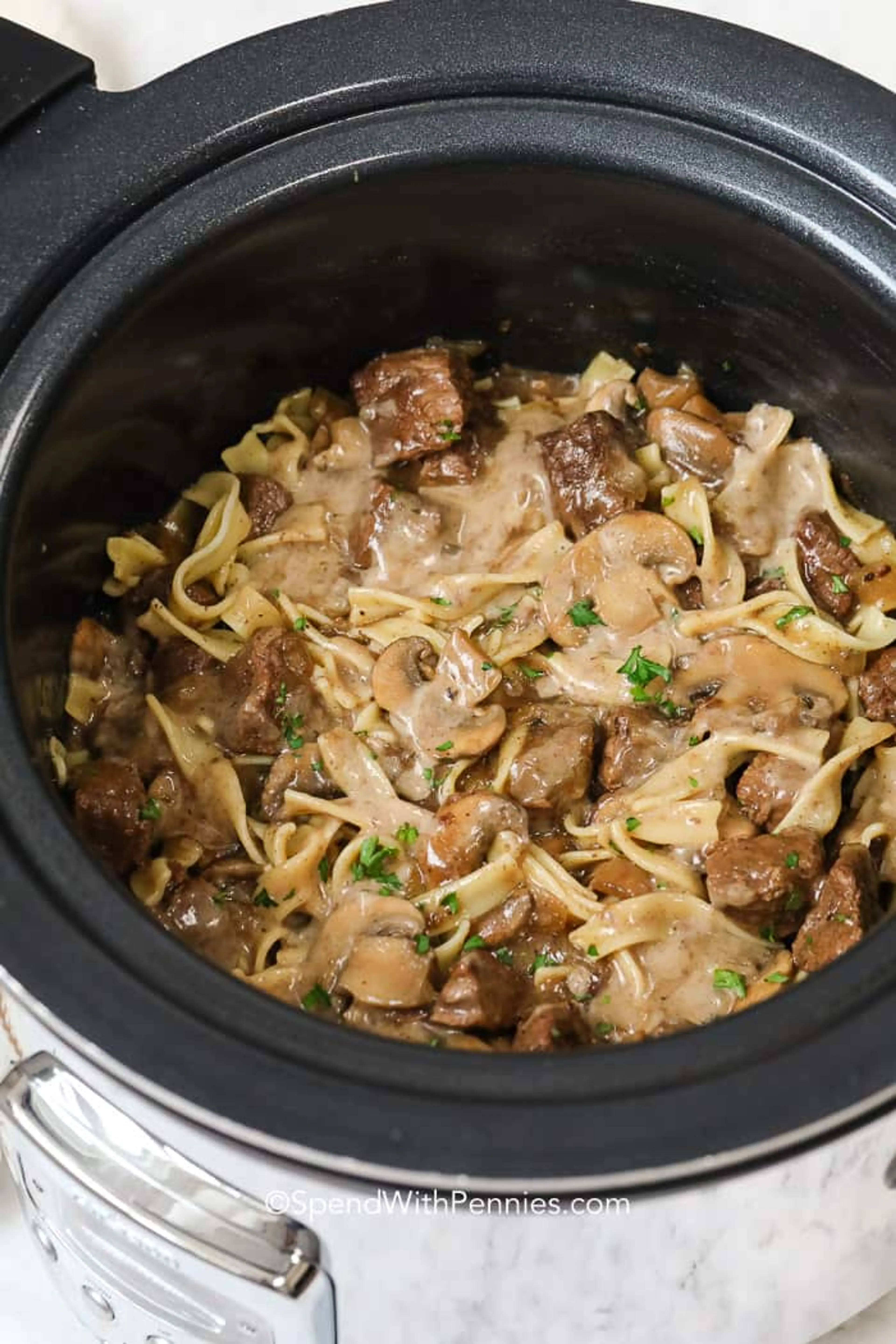 Crock Pot Beef Stroganoff
