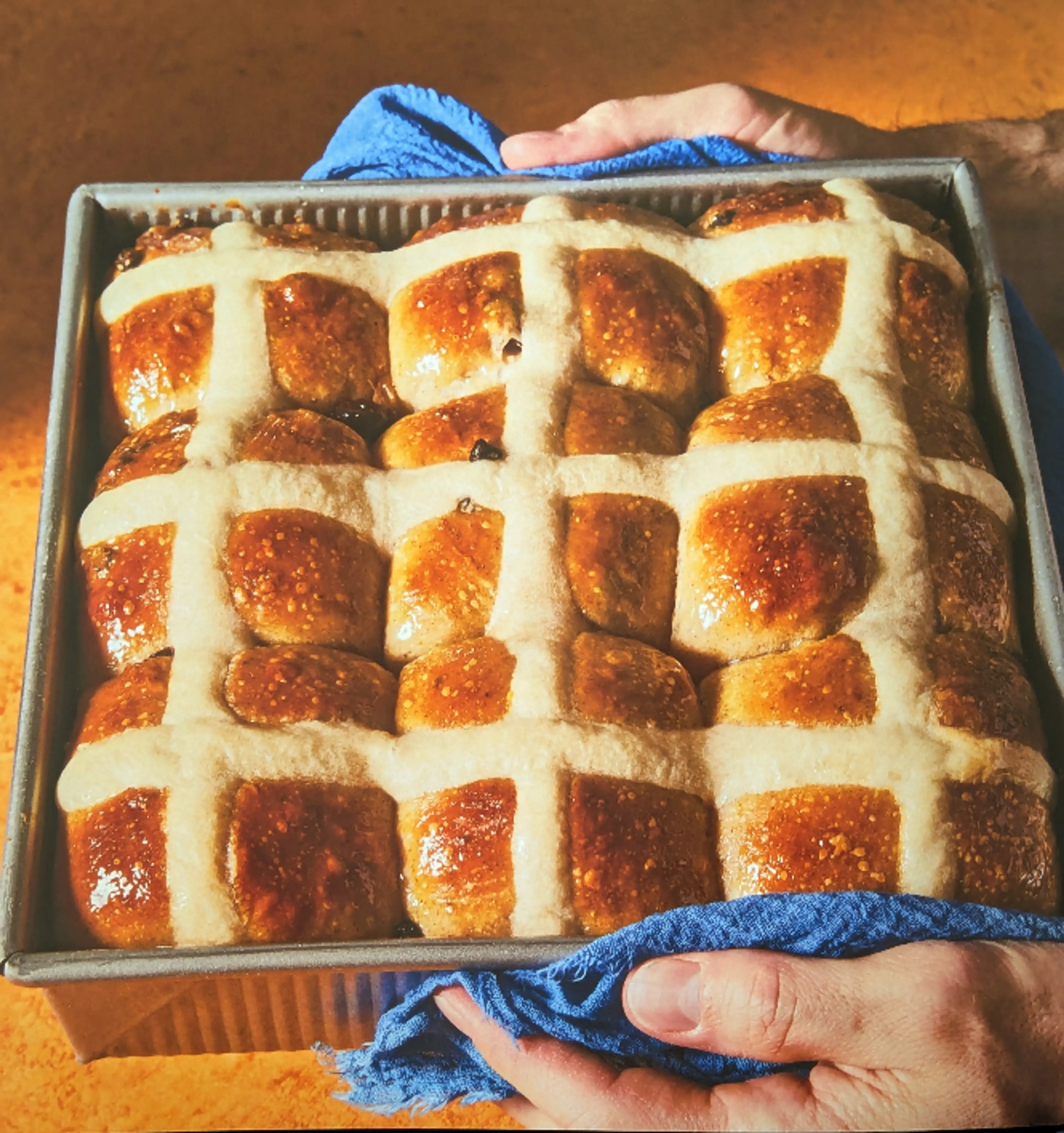 Sourdough Hot Cross Buns