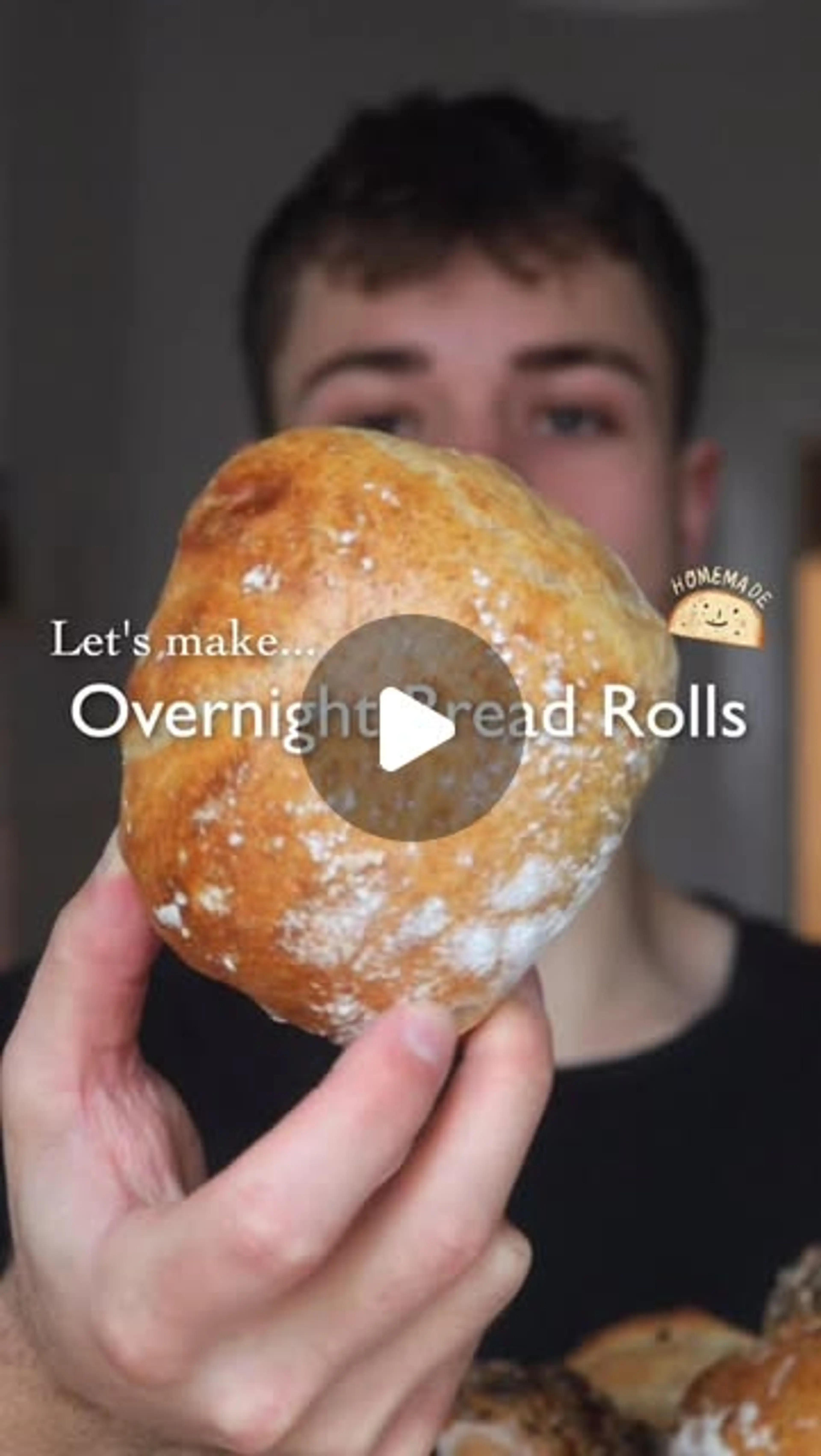 Easy Overnight Bread Rolls