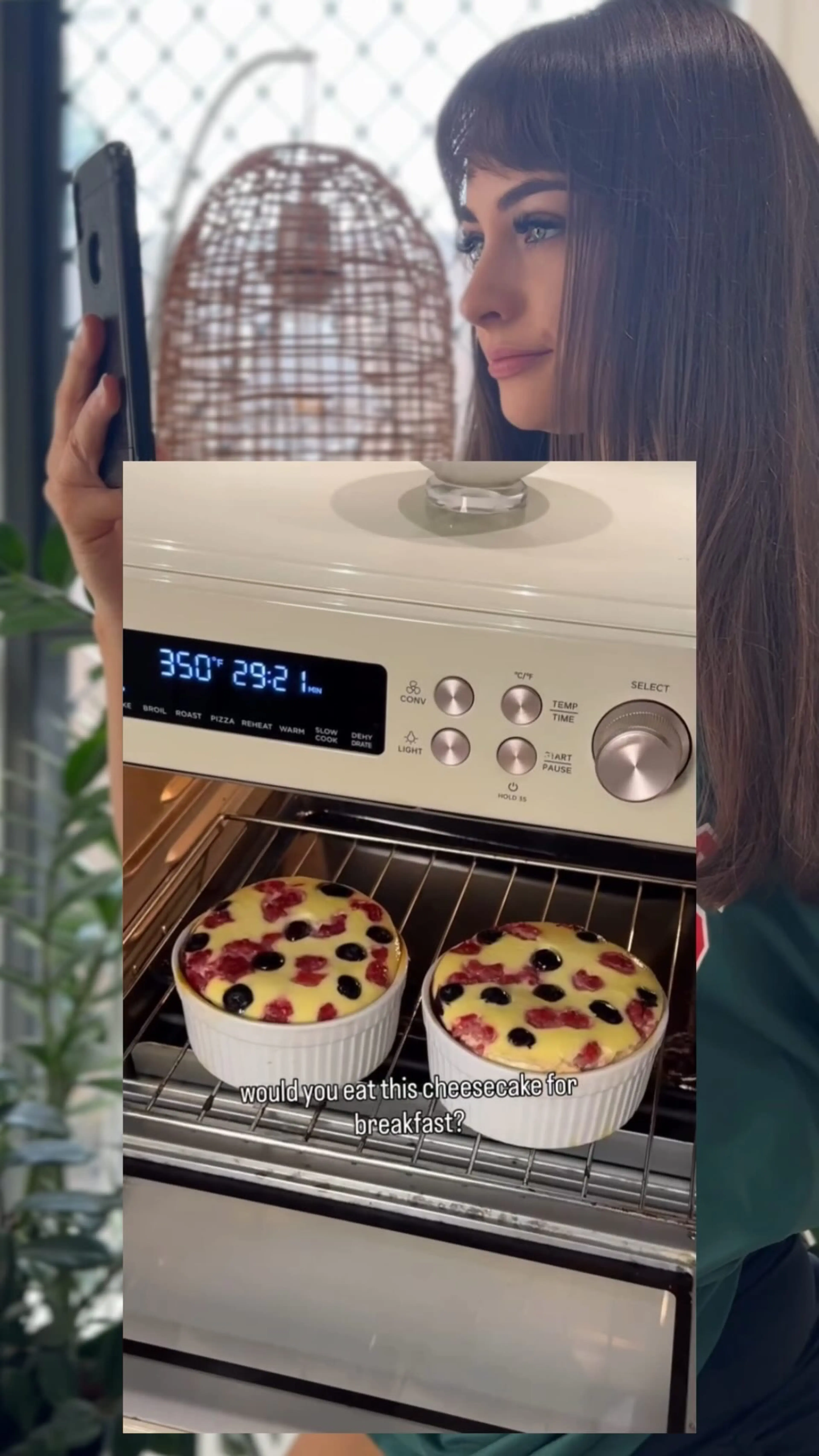 High-protein Berry Cheesecake