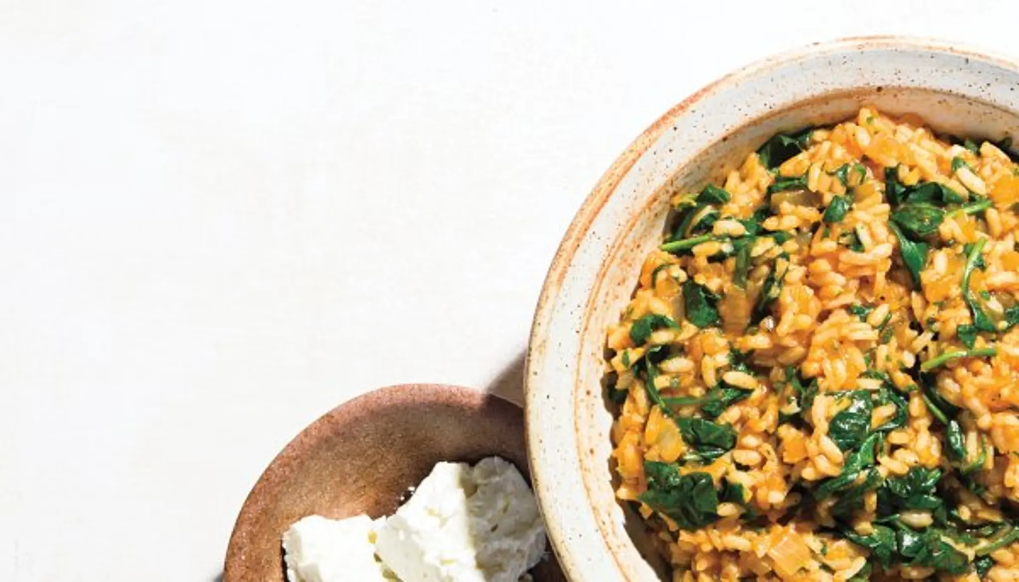 Greek-Style Spinach and Tomato Rice
